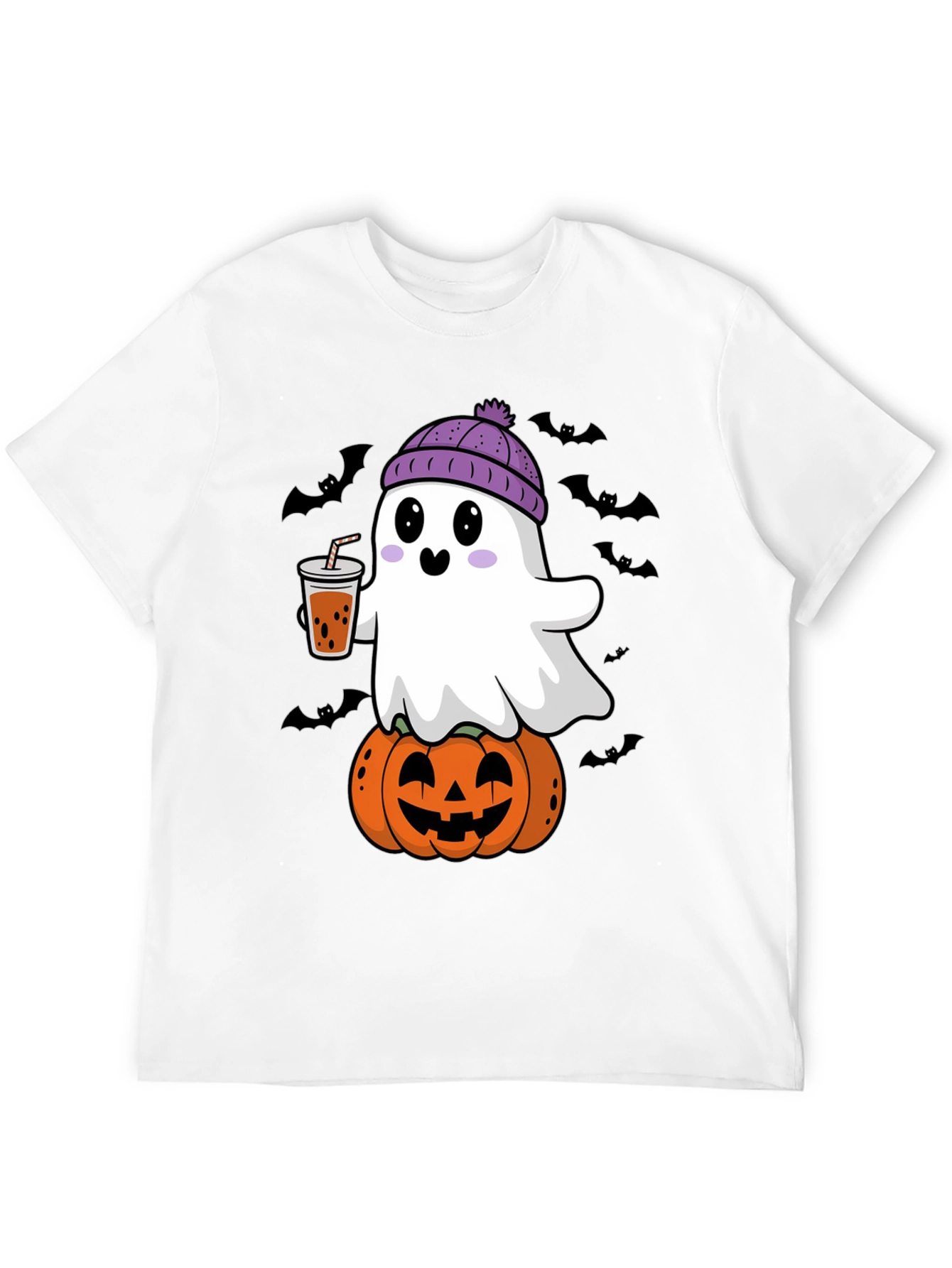 Halloween Ghost Pumpkin T-Shirt