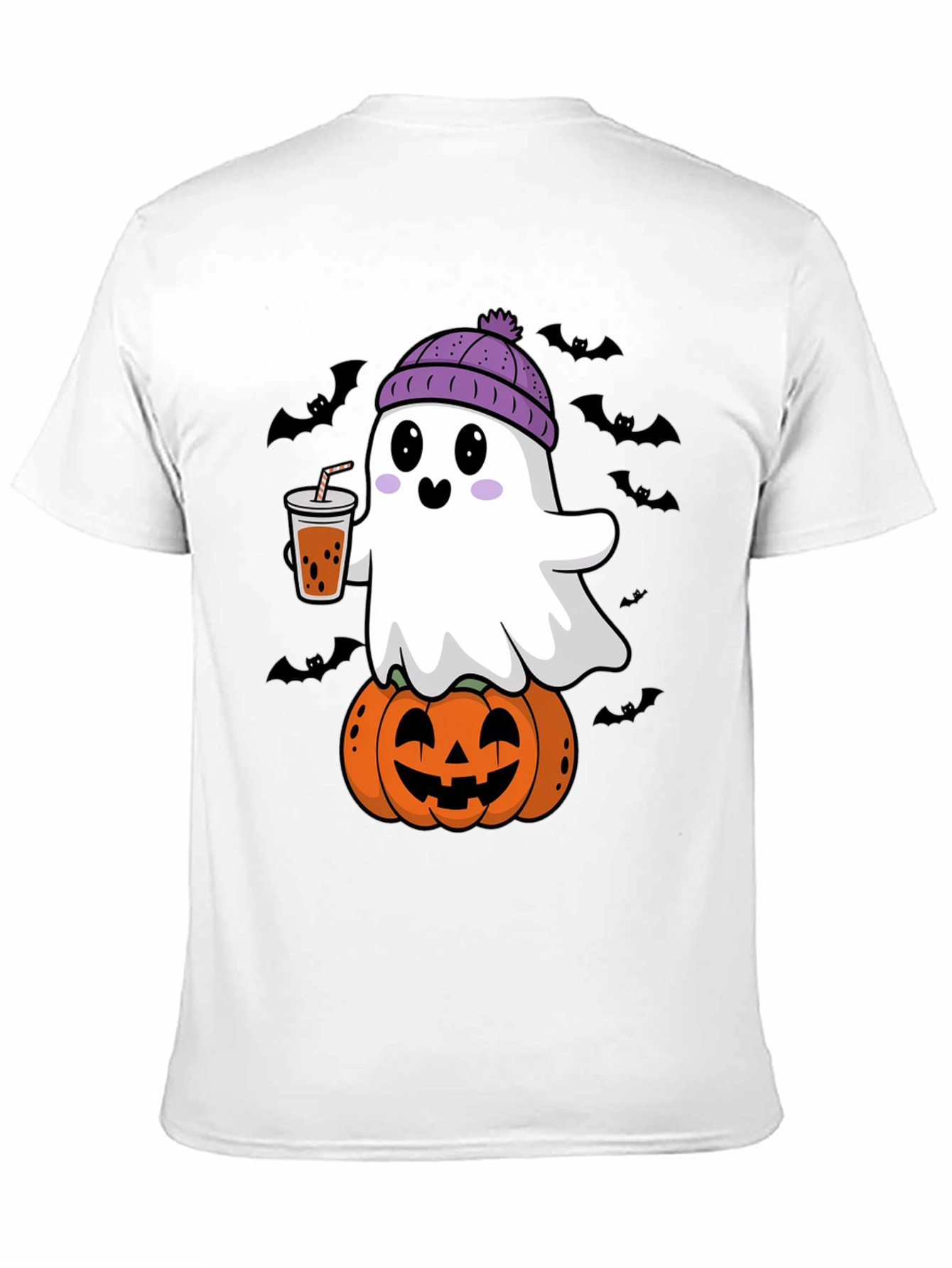 Halloween Ghost Pumpkin T-Shirt