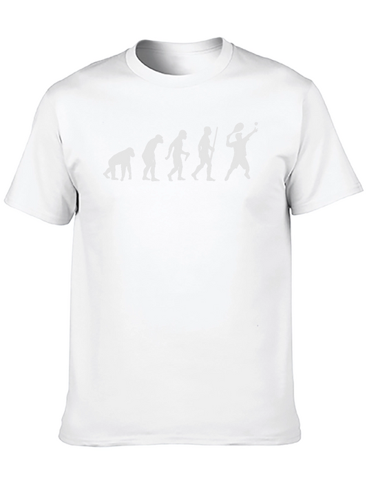 Evolution of Tennis Black T-Shirt