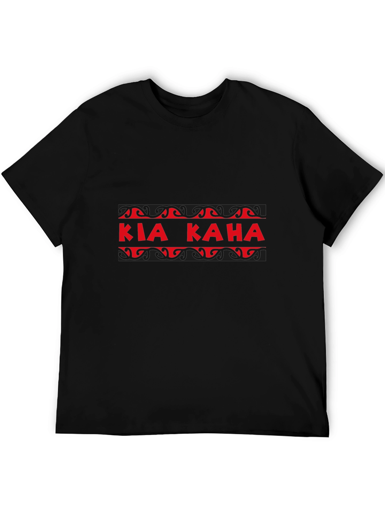 Kia Kaha Graphic Tee - Black