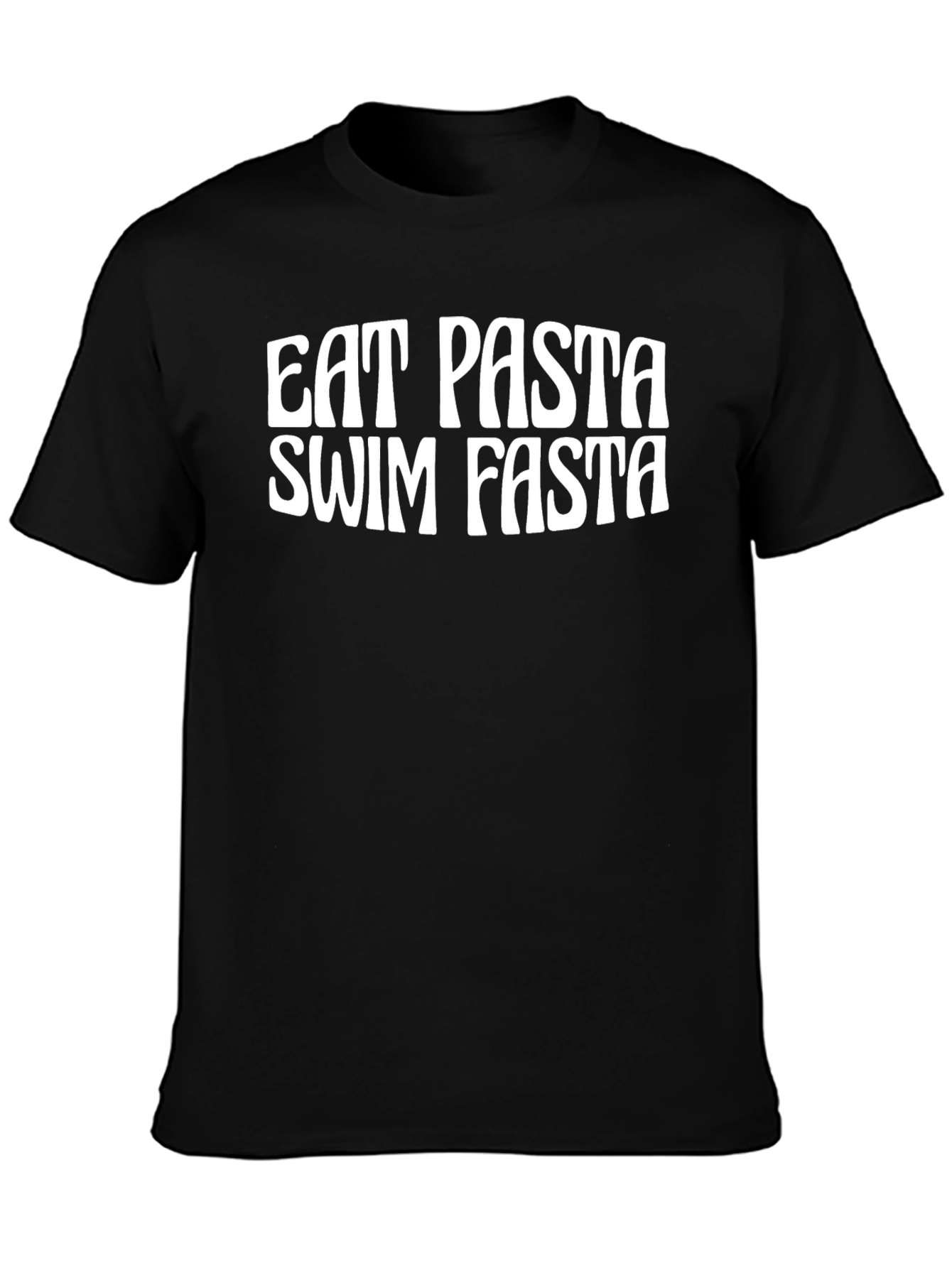 Eat Pasta Swim Fasta T-Shirt - Funny Fitness Tee