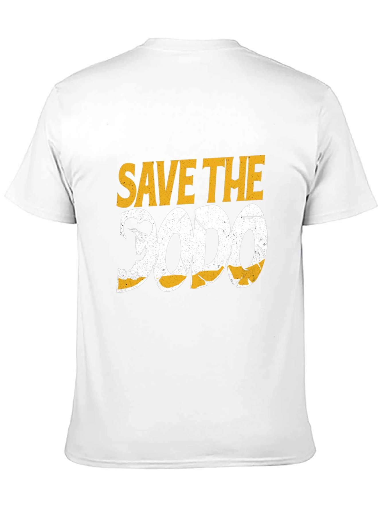 Save the Dodo Graphic Tee - Black Cotton T-Shirt