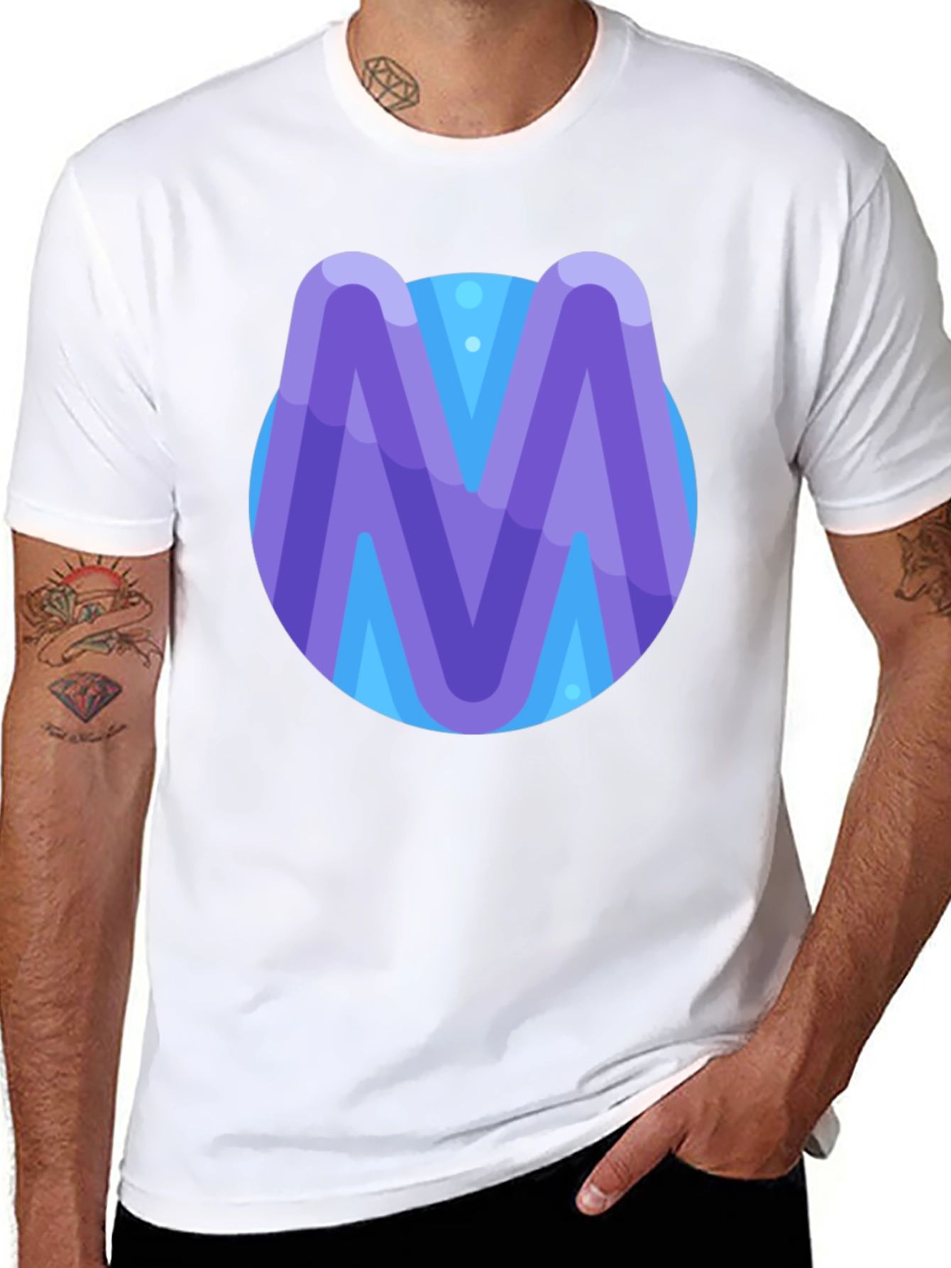 Modern Mascot Graphic Tee - Soft Cotton Blend