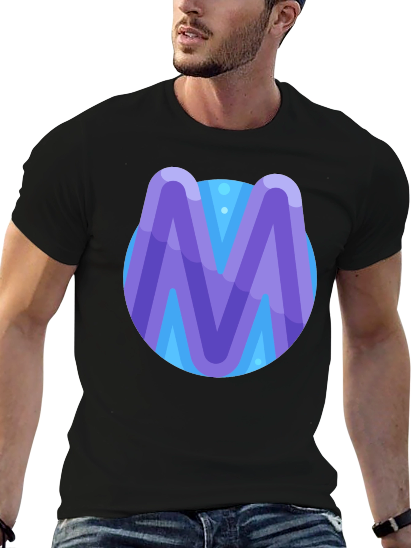 Modern Mascot Graphic Tee - Soft Cotton Blend