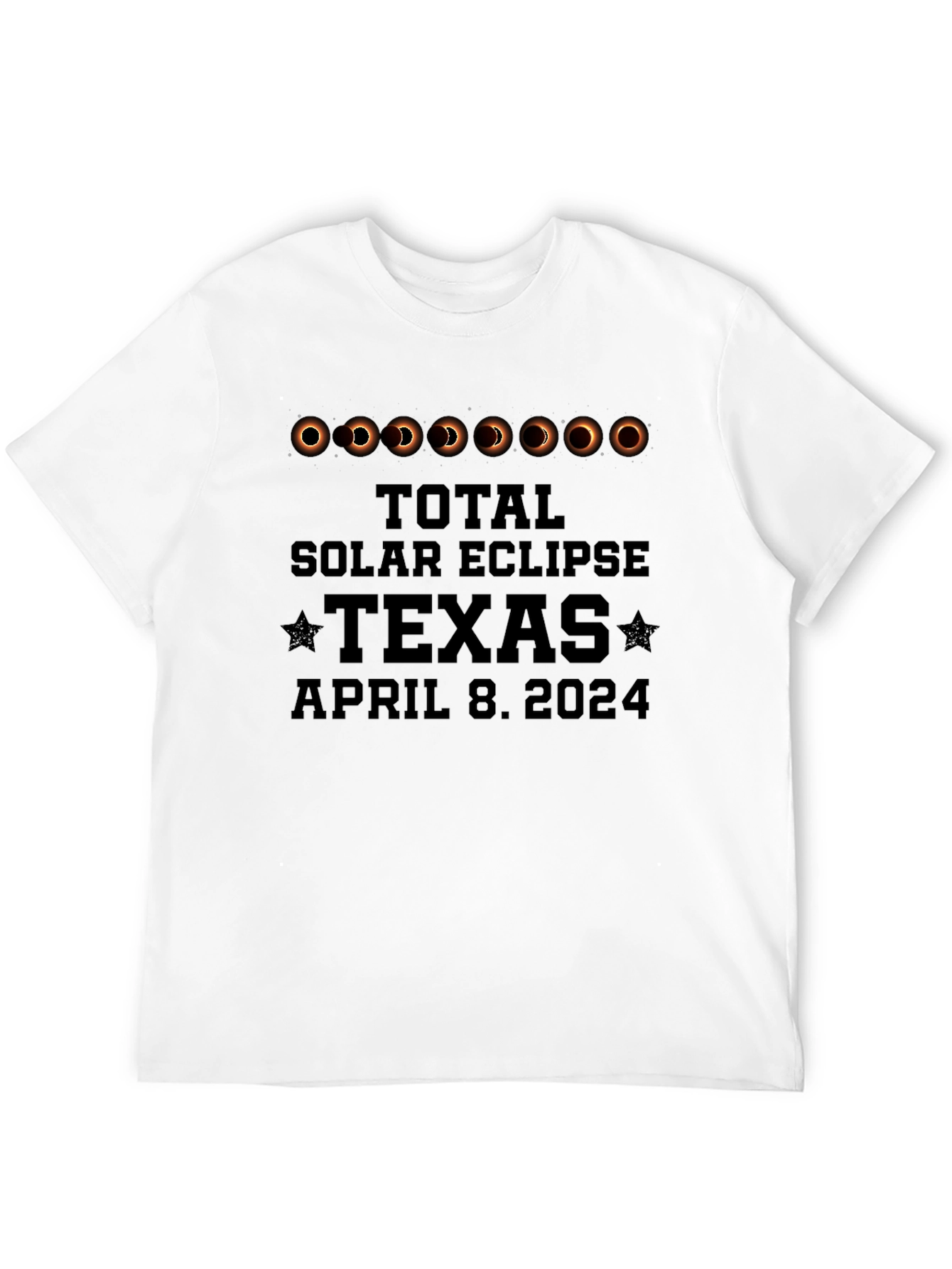Total Solar Eclipse Texas April 8 2024 T-Shirt