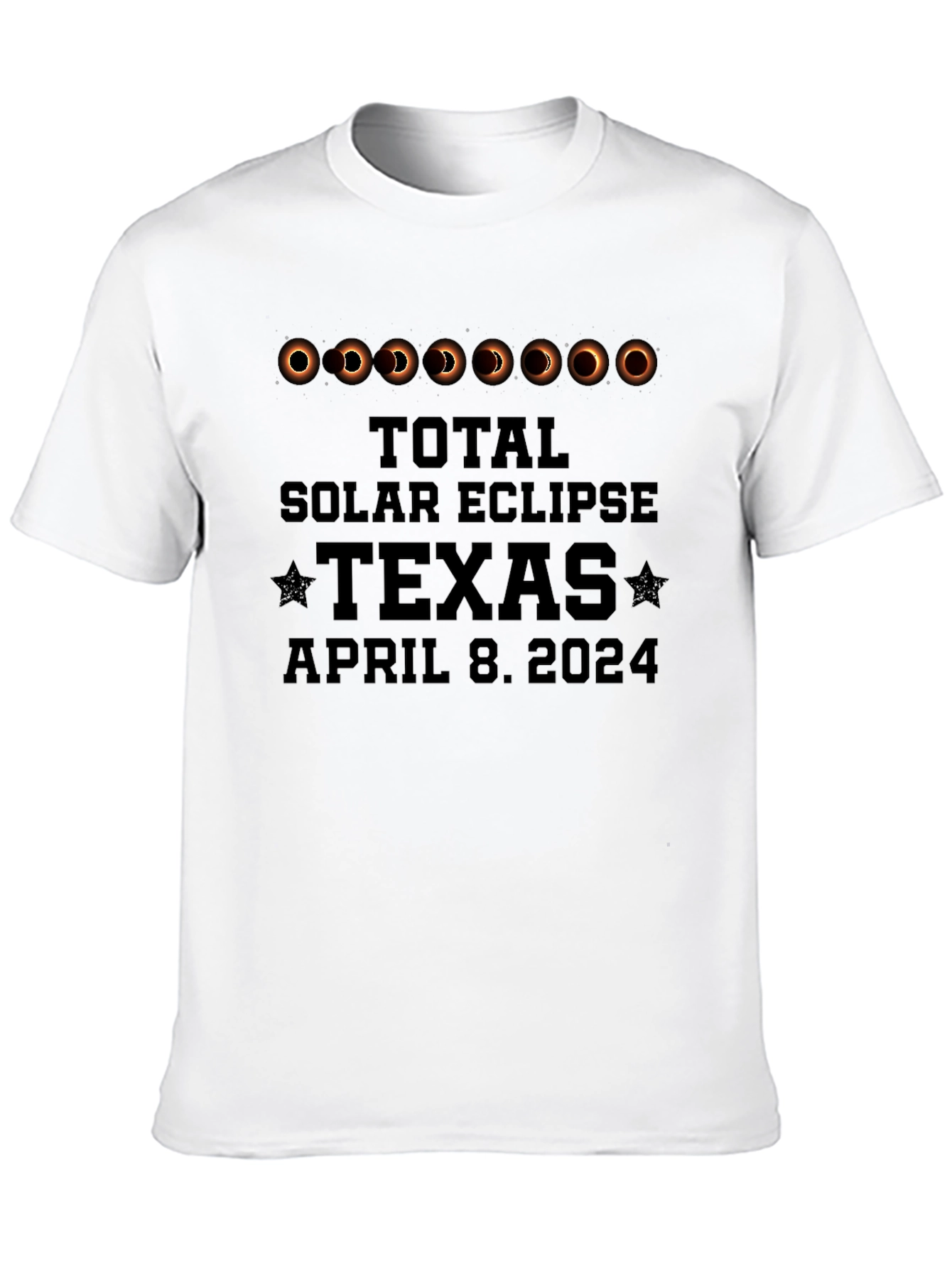 Total Solar Eclipse Texas April 8 2024 T-Shirt