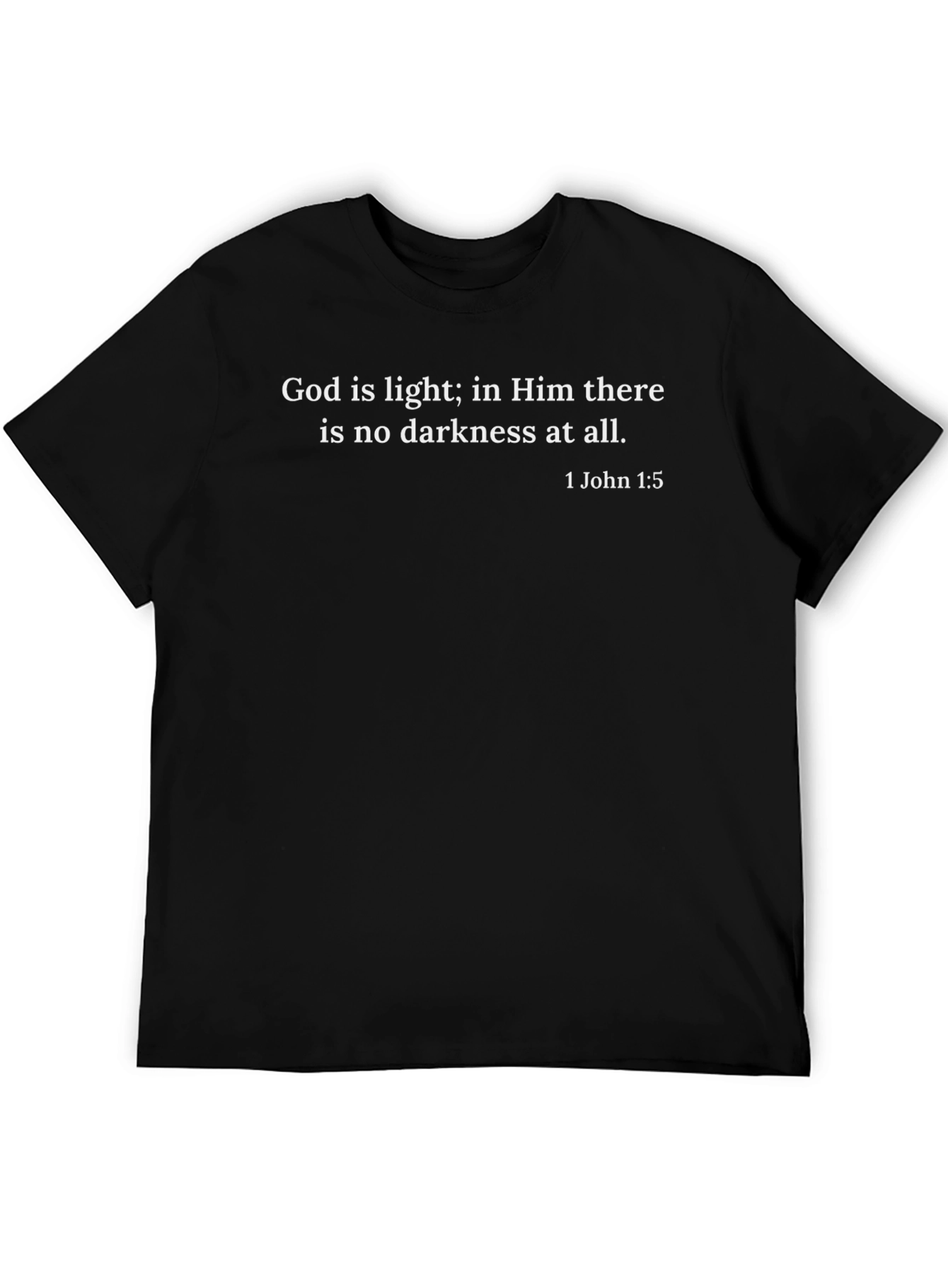 God is Light T-Shirt - Christian Scripture Verse Tee