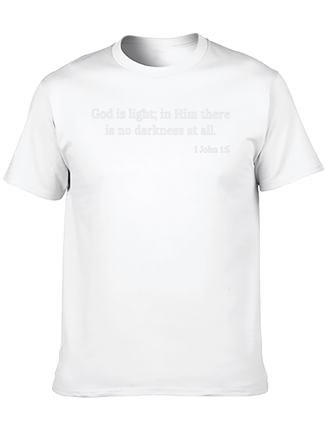 God is Light T-Shirt - Christian Scripture Verse Tee