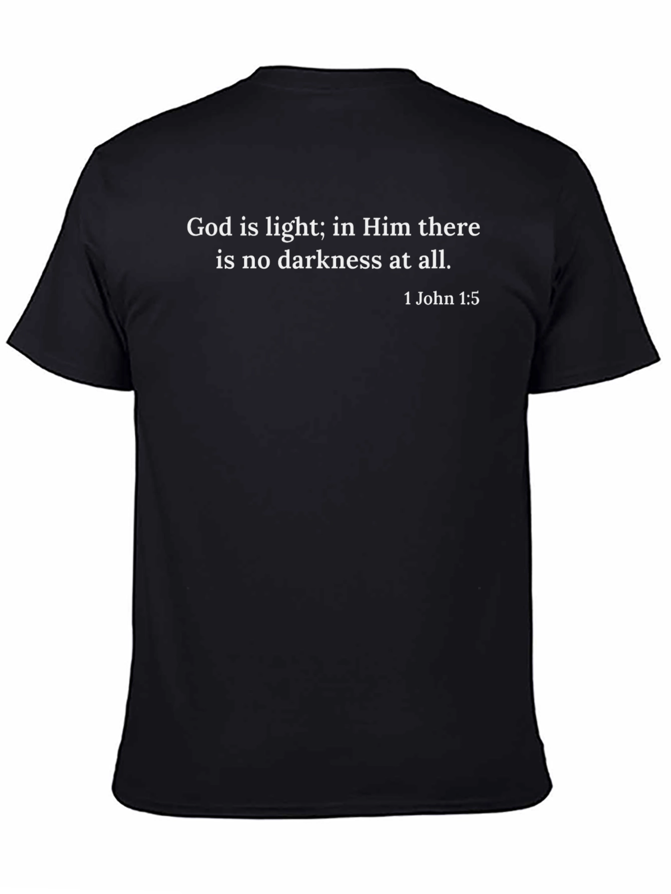 God is Light T-Shirt - Christian Scripture Verse Tee