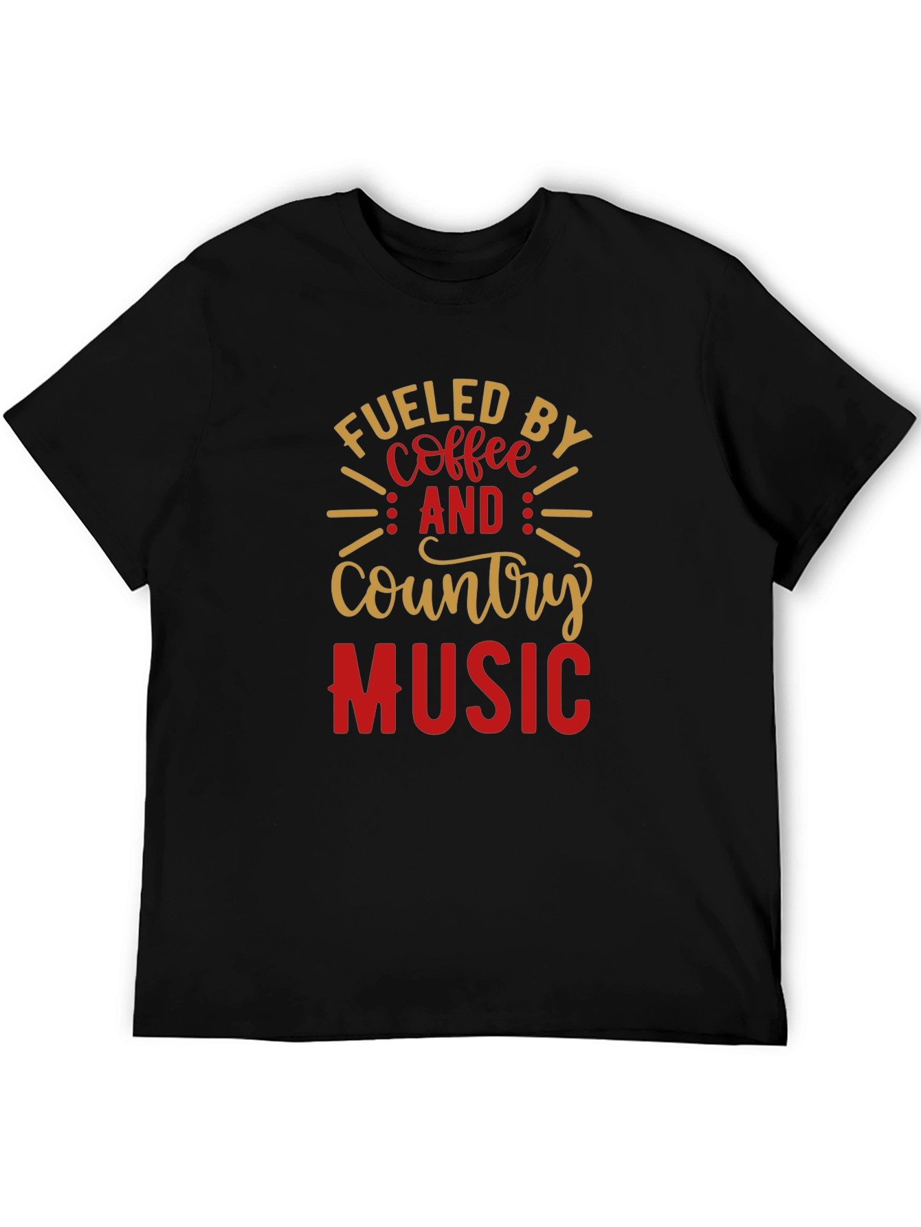 Fueled By Coffee & Country Music Graphic Tee