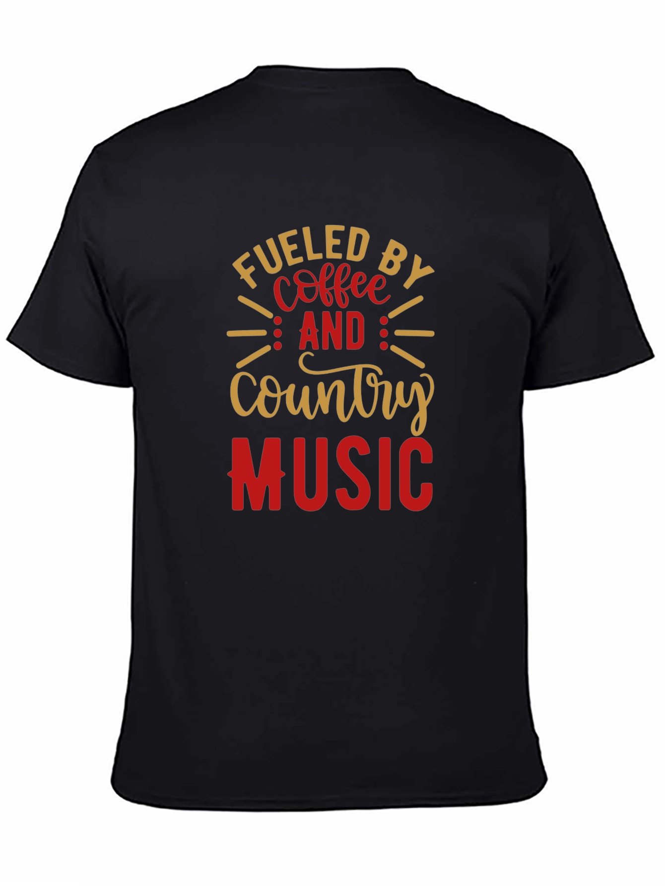 Fueled By Coffee & Country Music Graphic Tee
