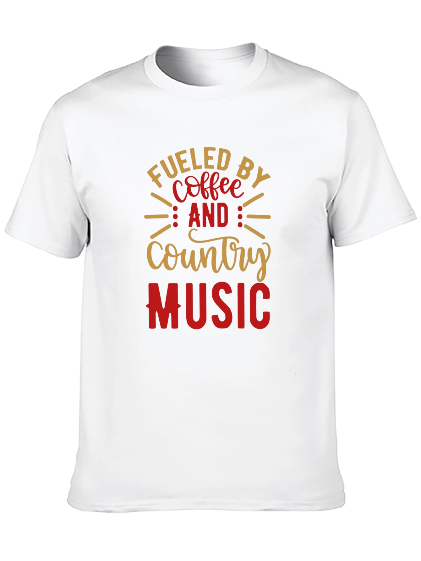 Fueled By Coffee & Country Music Graphic Tee