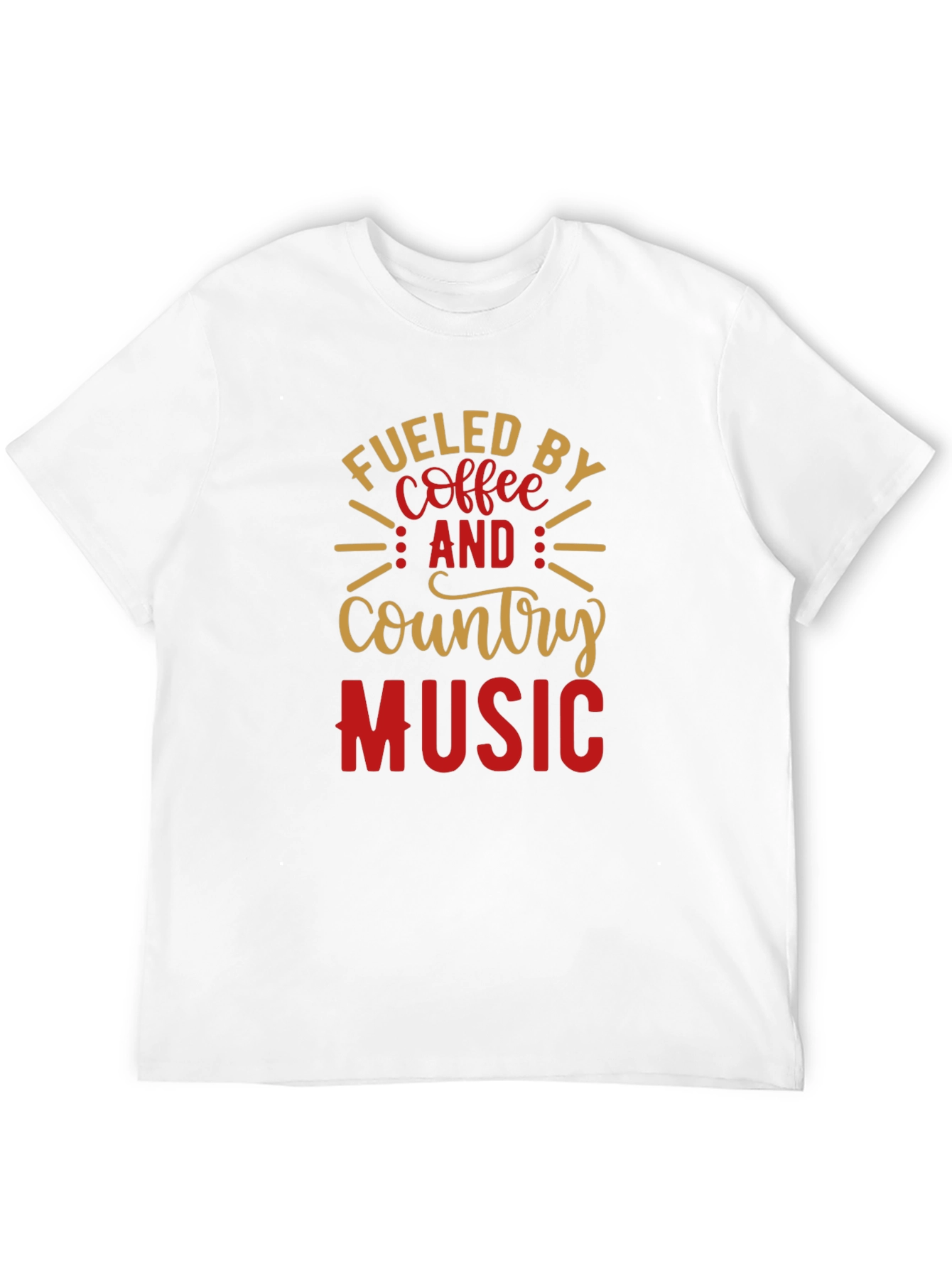 Fueled By Coffee & Country Music Graphic Tee