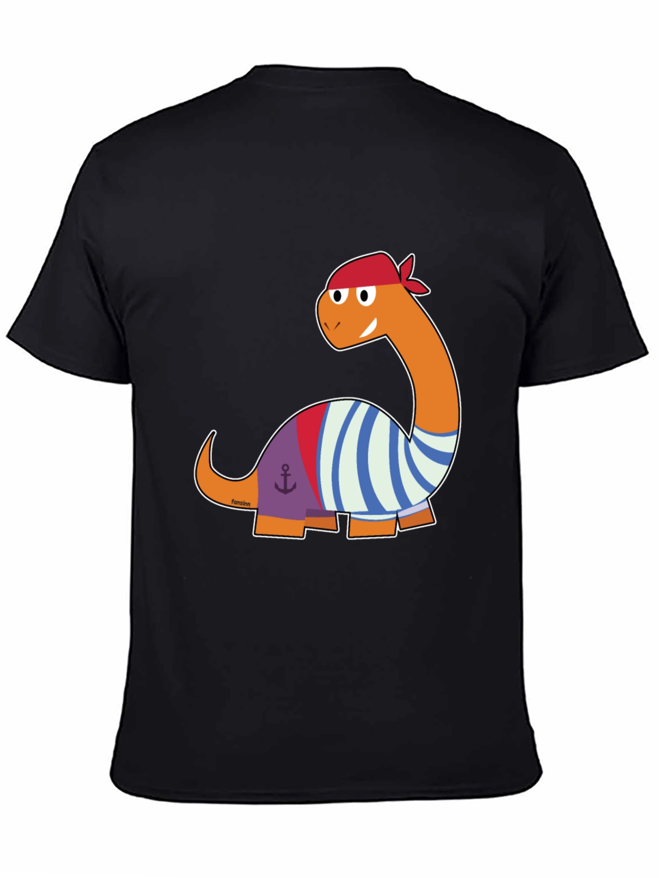 Pirate Dino T-Shirt - Black