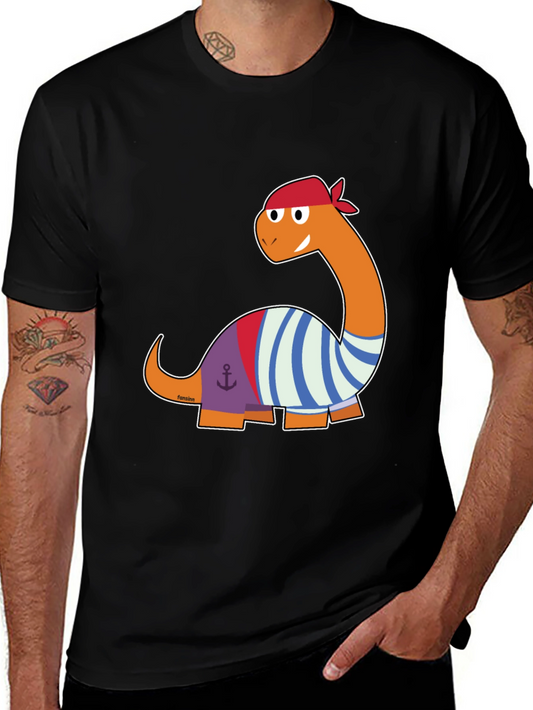 Pirate Dino T-Shirt - Black