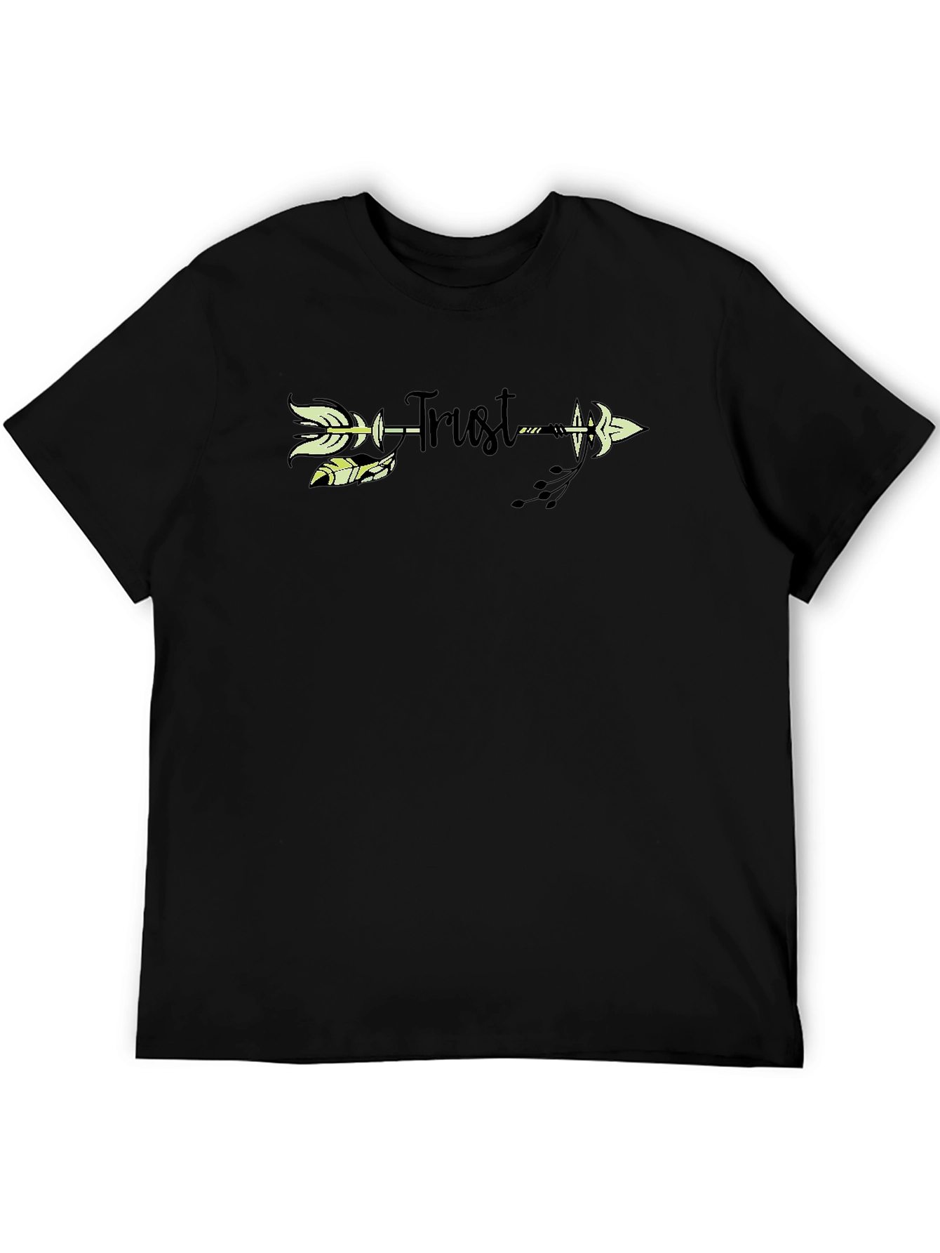 Trust Arrow Graphic T-Shirt - Soft Cotton Casual Tee