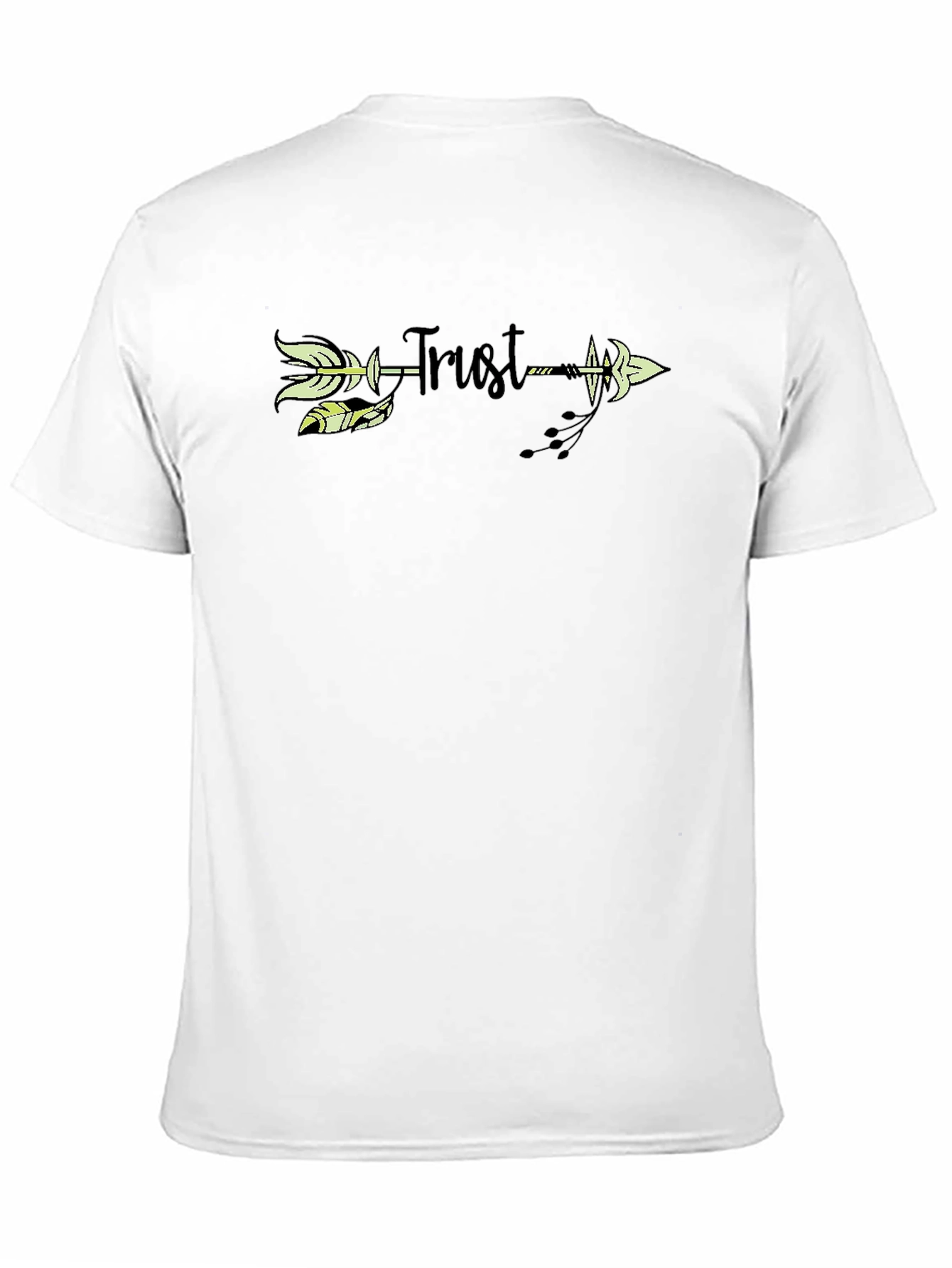Trust Arrow Graphic T-Shirt - Soft Cotton Casual Tee