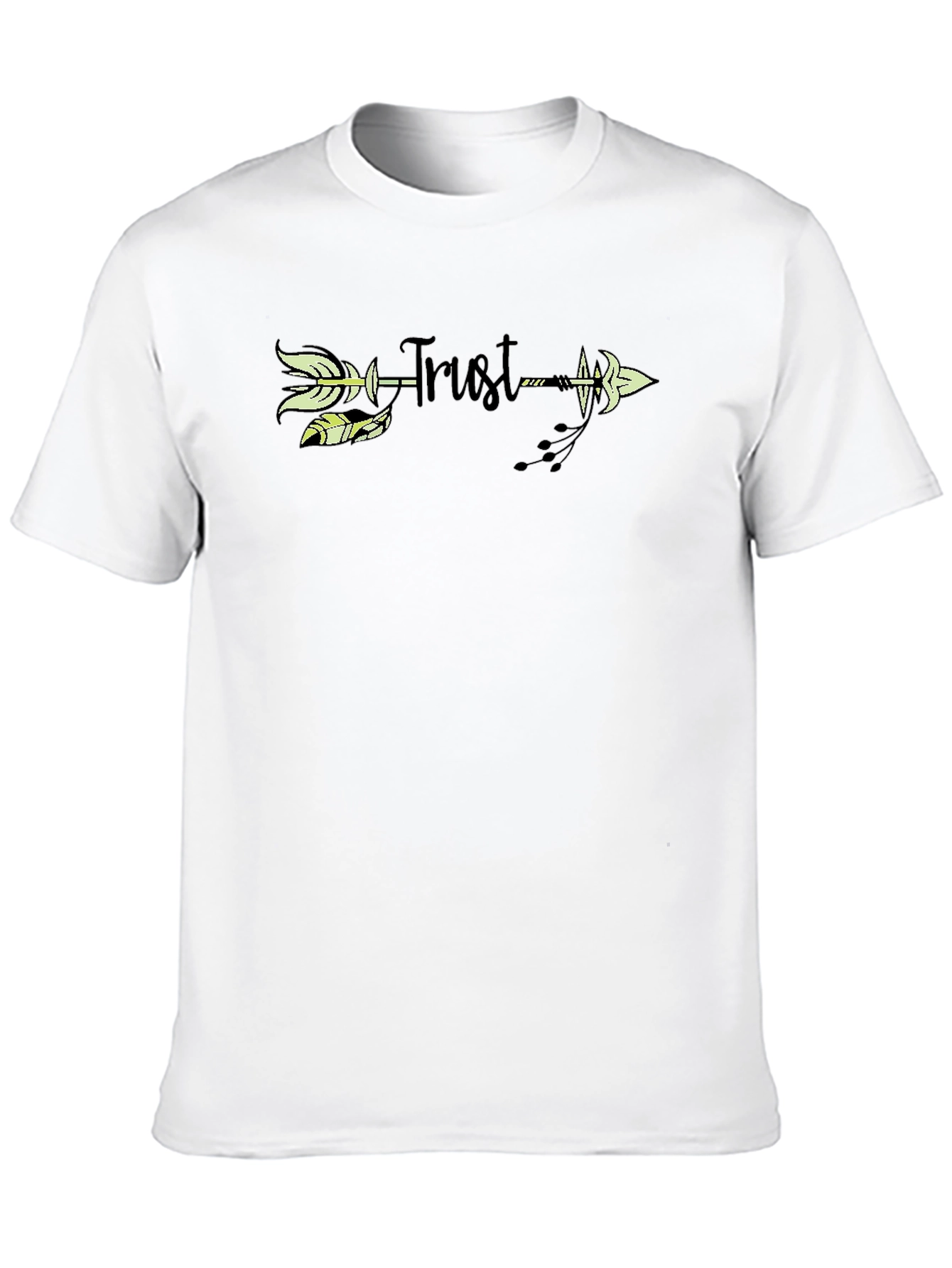 Trust Arrow Graphic T-Shirt - Soft Cotton Casual Tee