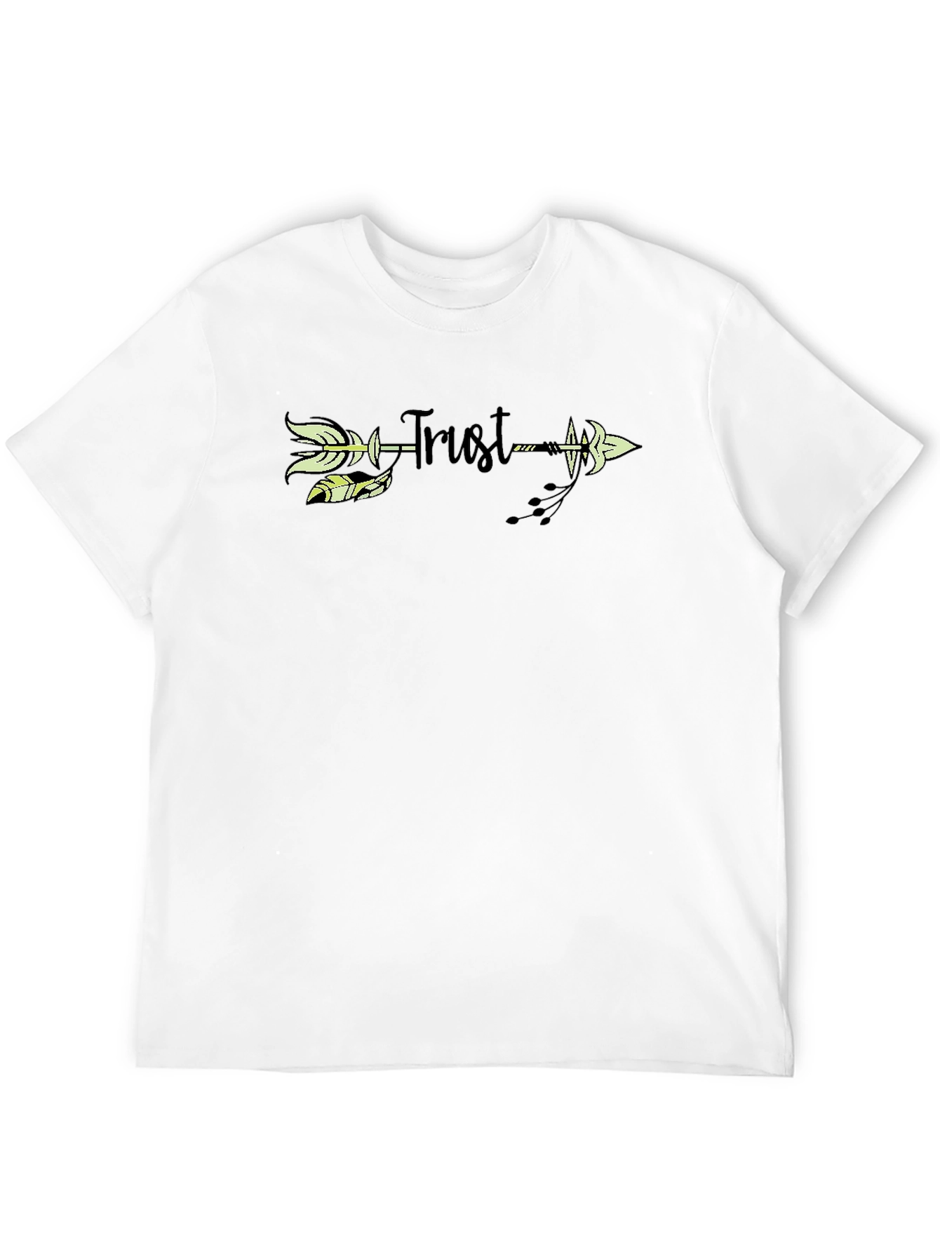 Trust Arrow Graphic T-Shirt - Soft Cotton Casual Tee