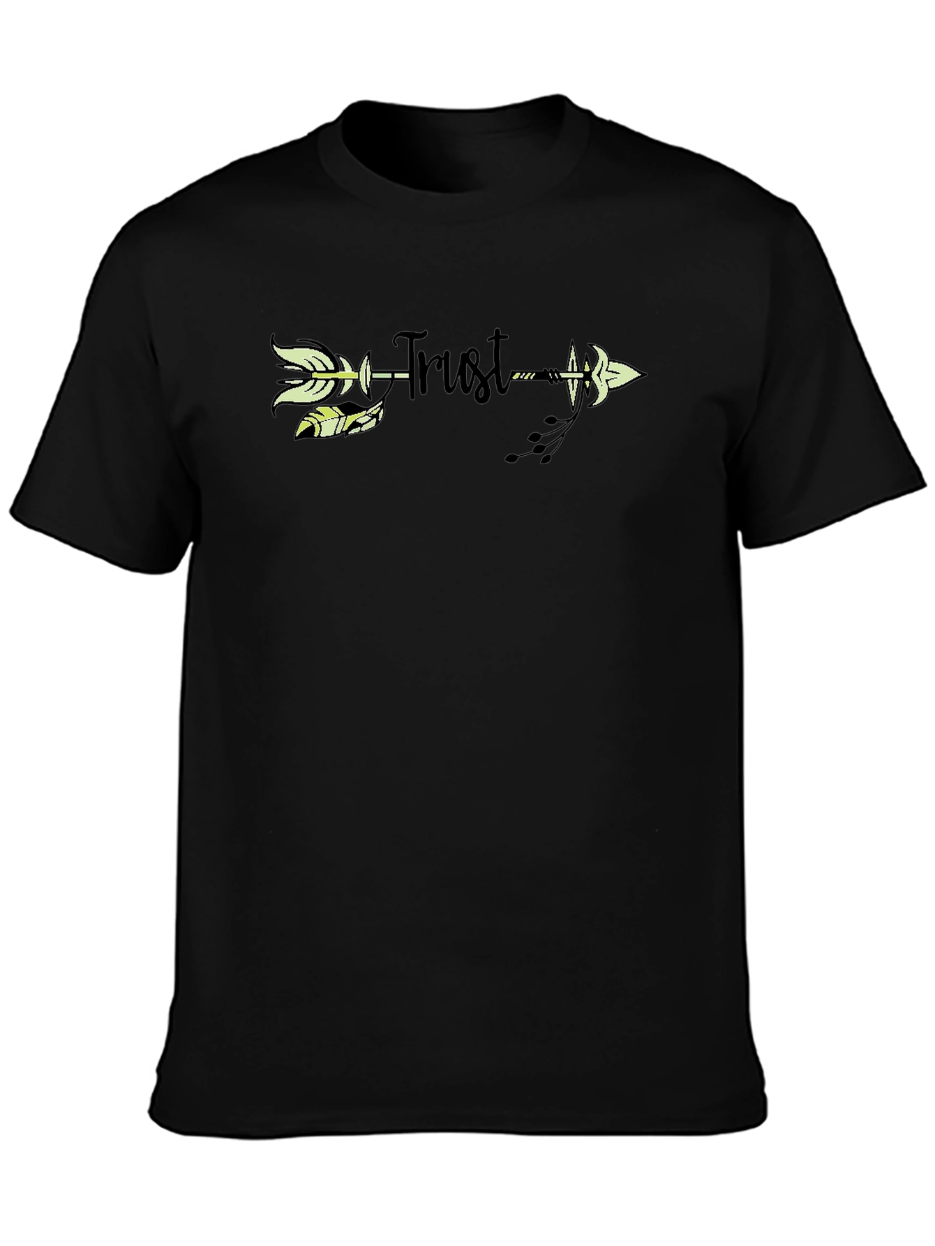 Trust Arrow Graphic T-Shirt - Soft Cotton Casual Tee