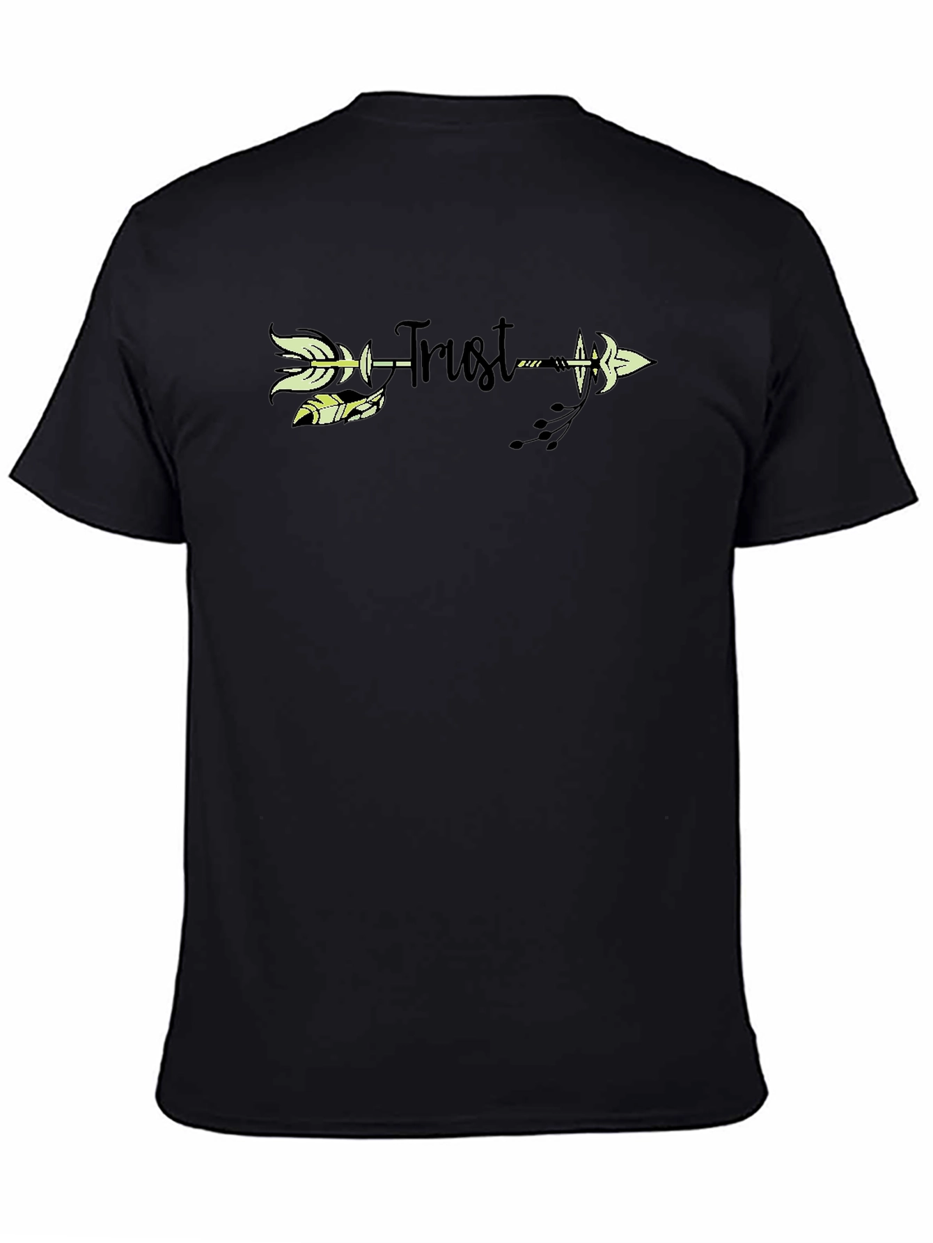 Trust Arrow Graphic T-Shirt - Soft Cotton Casual Tee