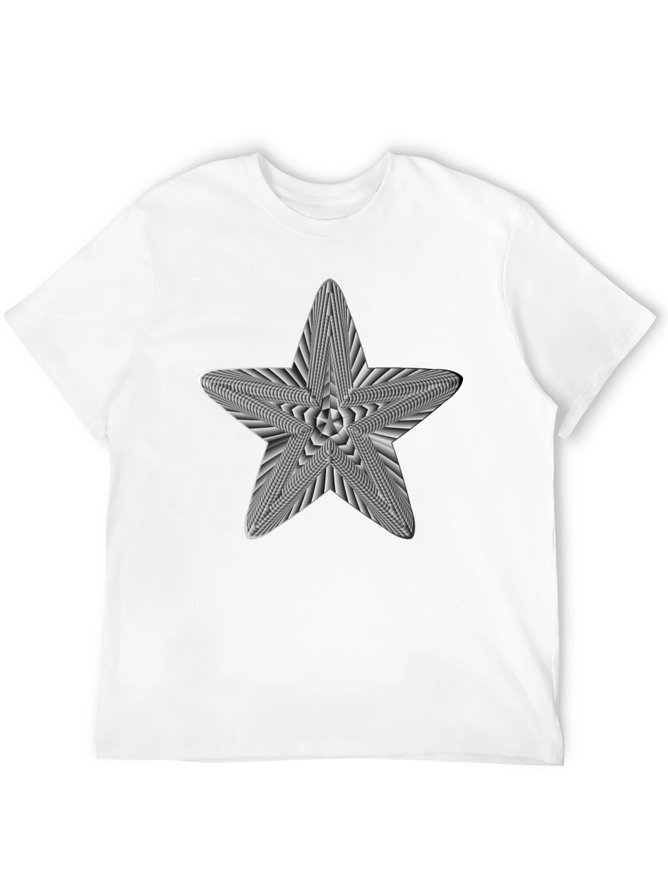 Optical Illusion Star Graphic Tee