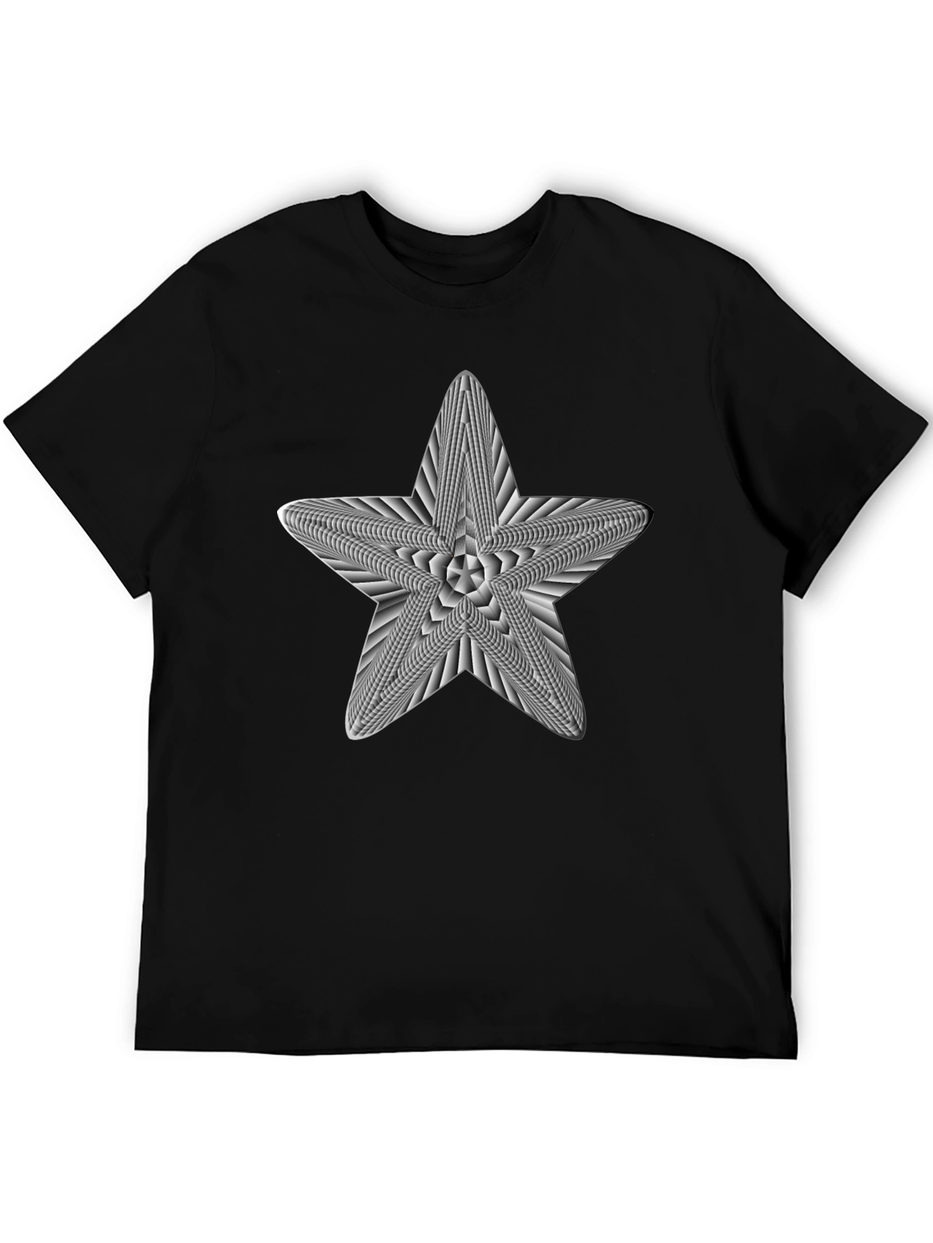 Optical Illusion Star Graphic Tee