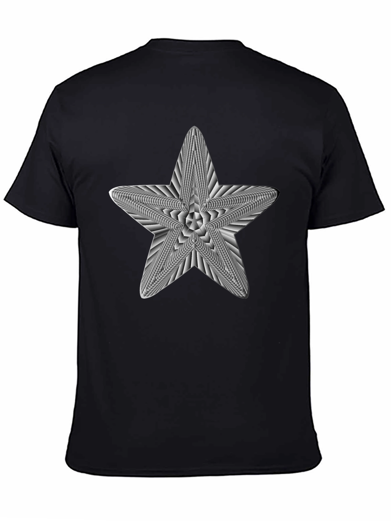 Optical Illusion Star Graphic Tee