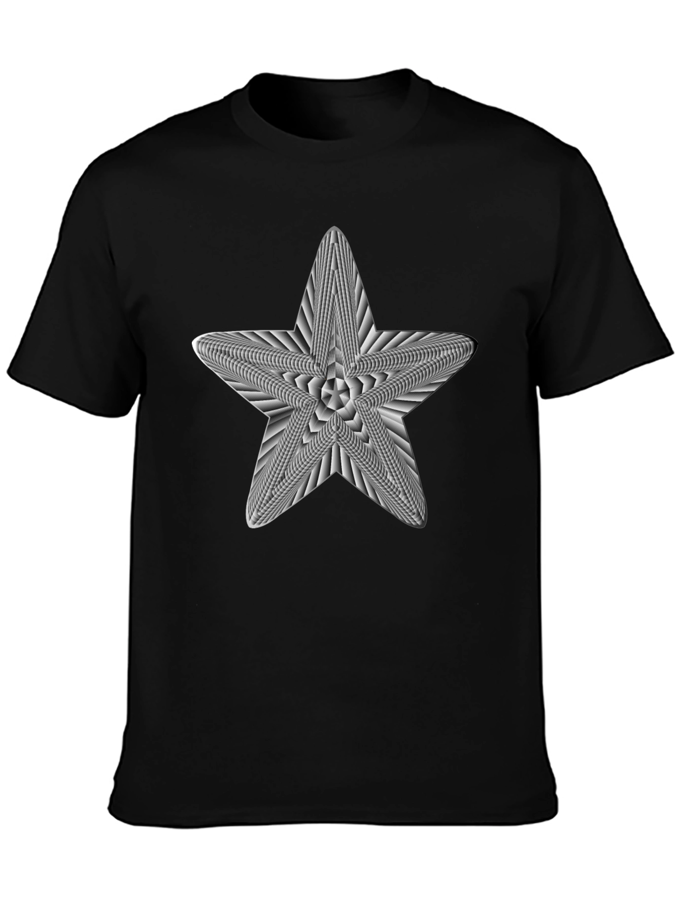 Optical Illusion Star Graphic Tee