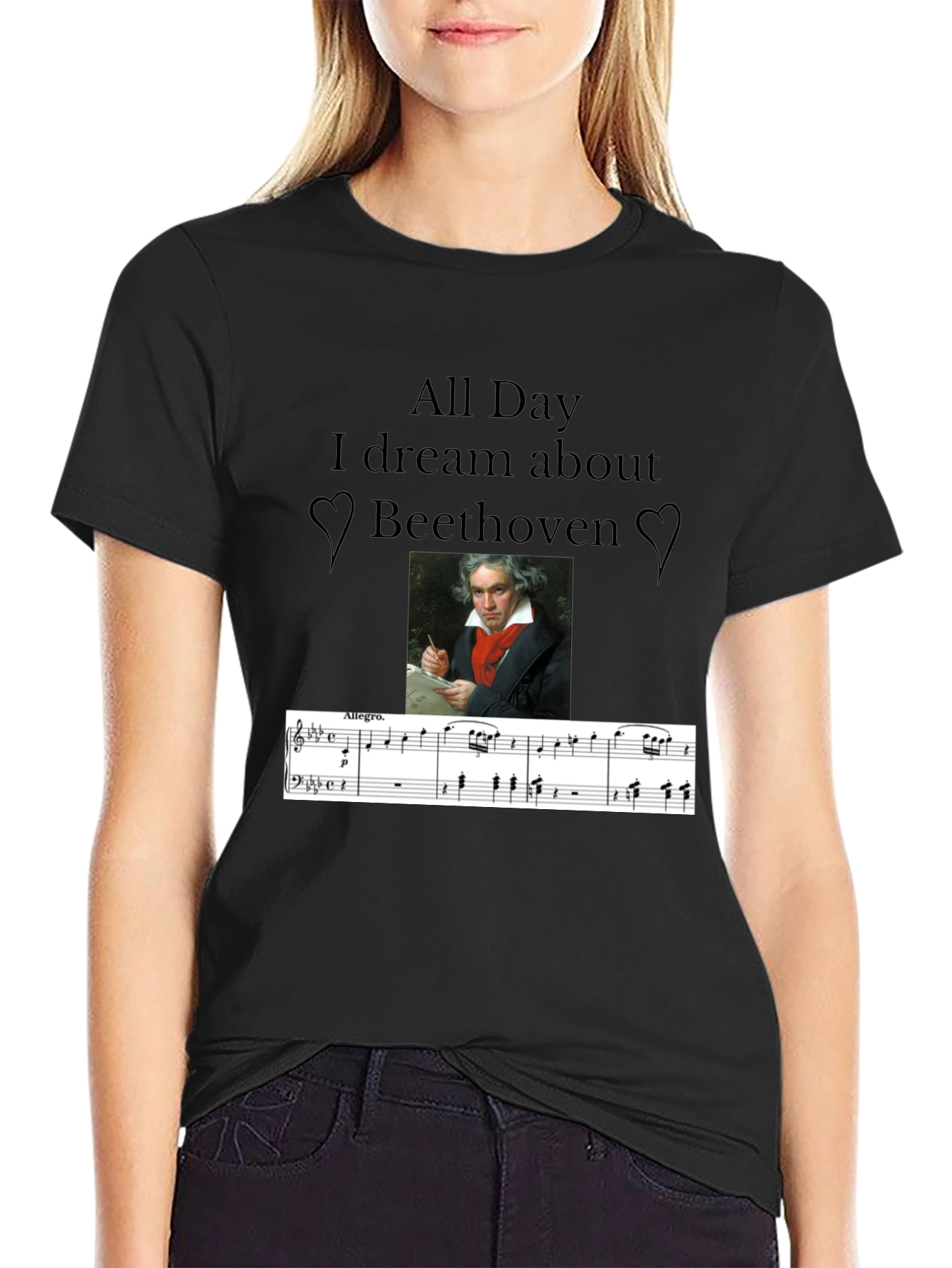 Beethoven Music Lover T-Shirt - All Day I Dream