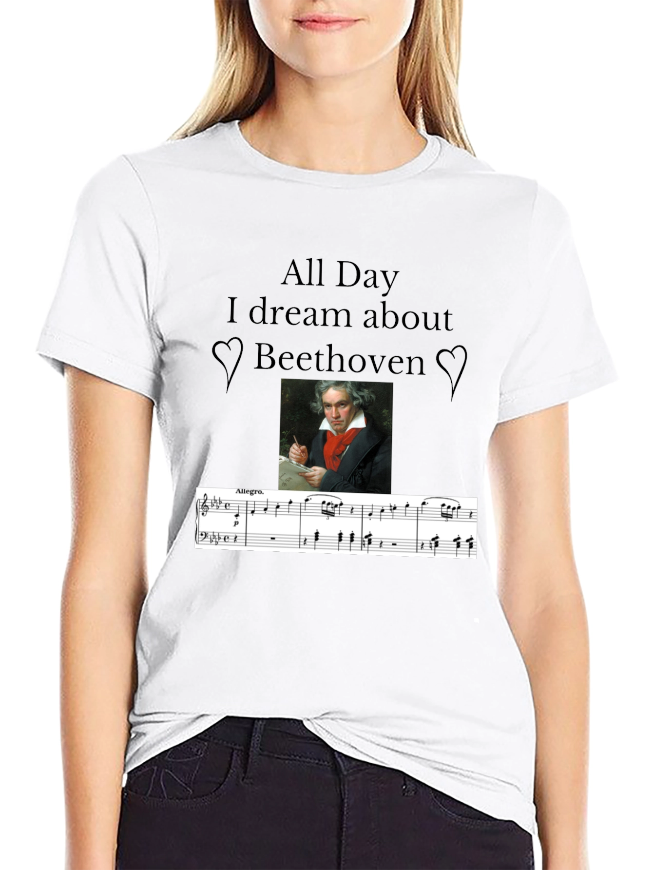 Beethoven Music Lover T-Shirt - All Day I Dream
