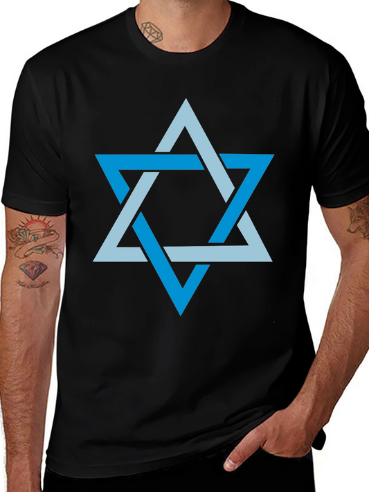 Star of David Mens Graphic T-Shirt