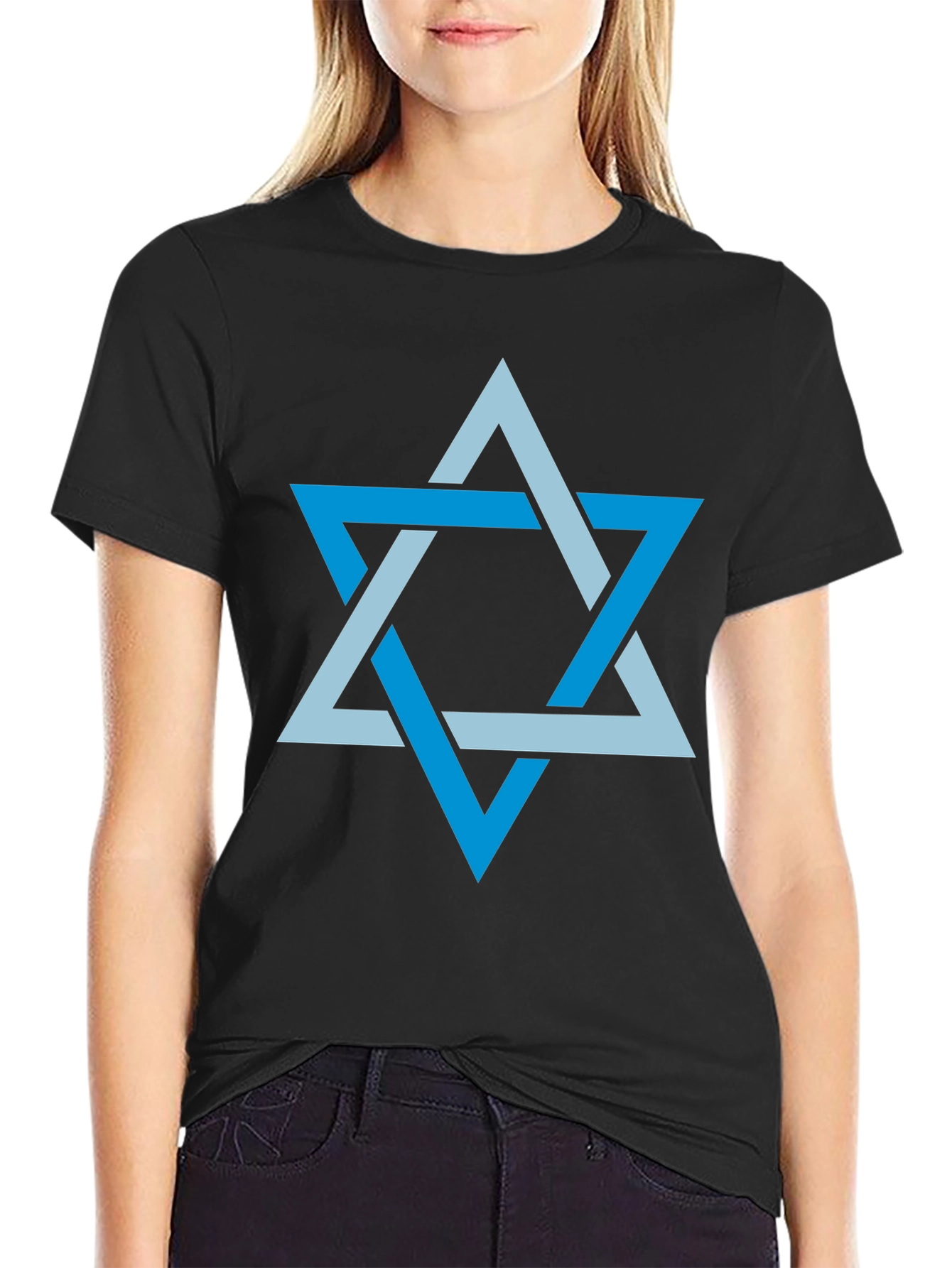 Star of David Mens Graphic T-Shirt