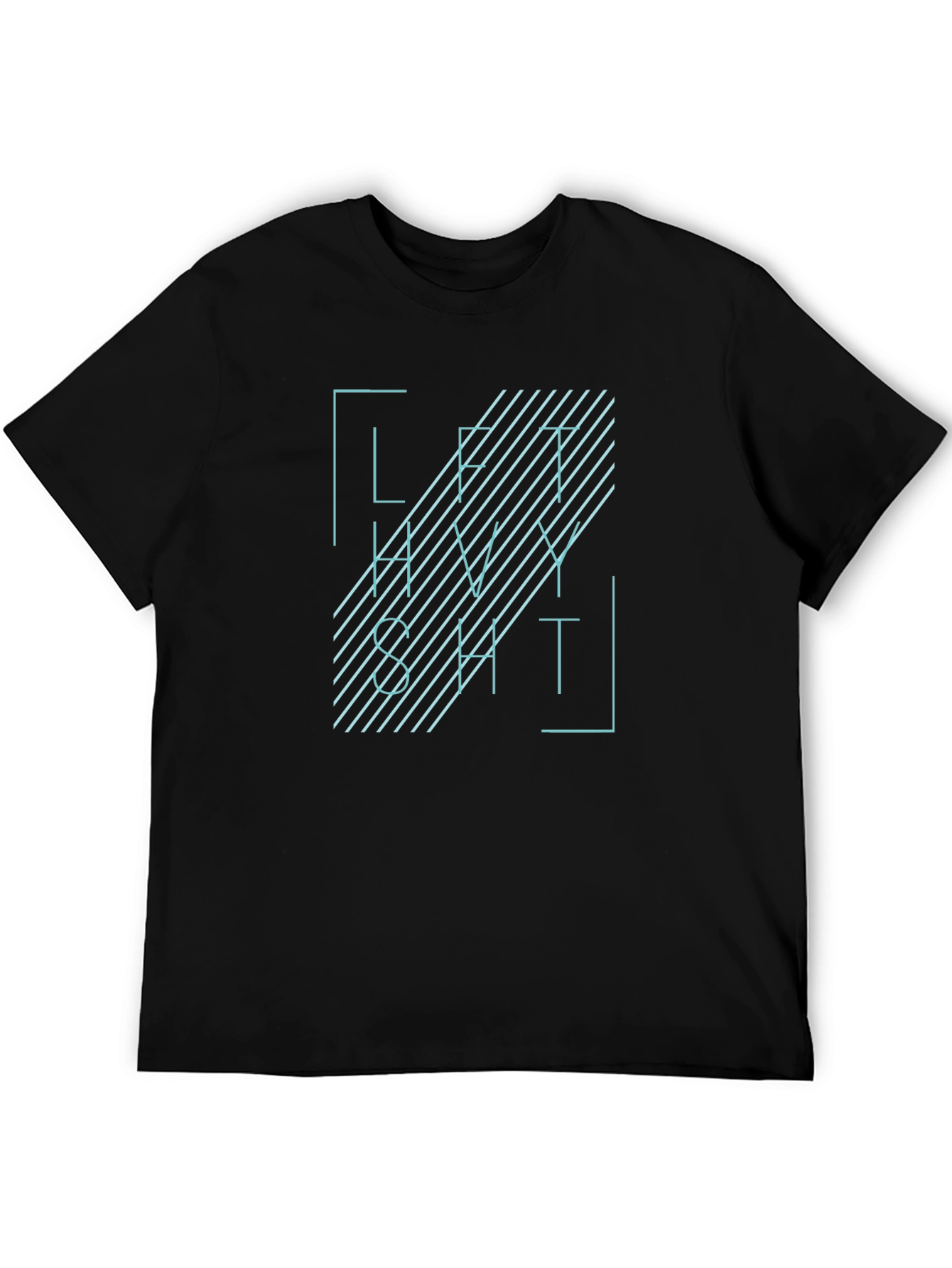 Levity Shirt - Modern Graphic Tee - Black