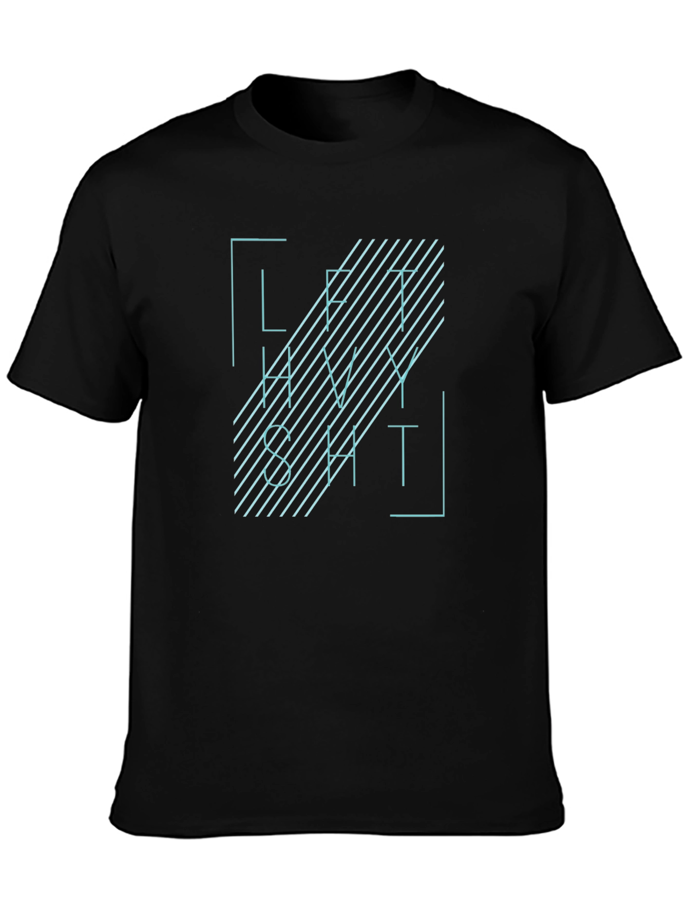Levity Shirt - Modern Graphic Tee - Black