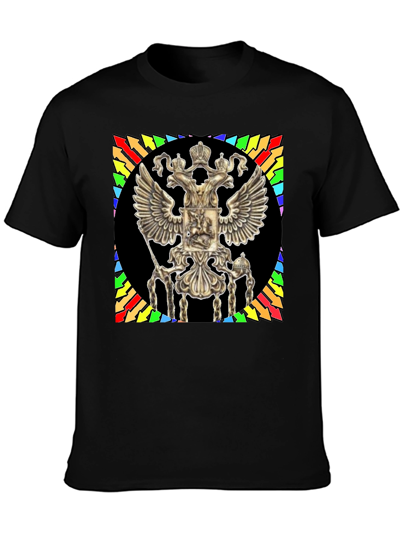 Ornate Double Eagle Graphic T-Shirt
