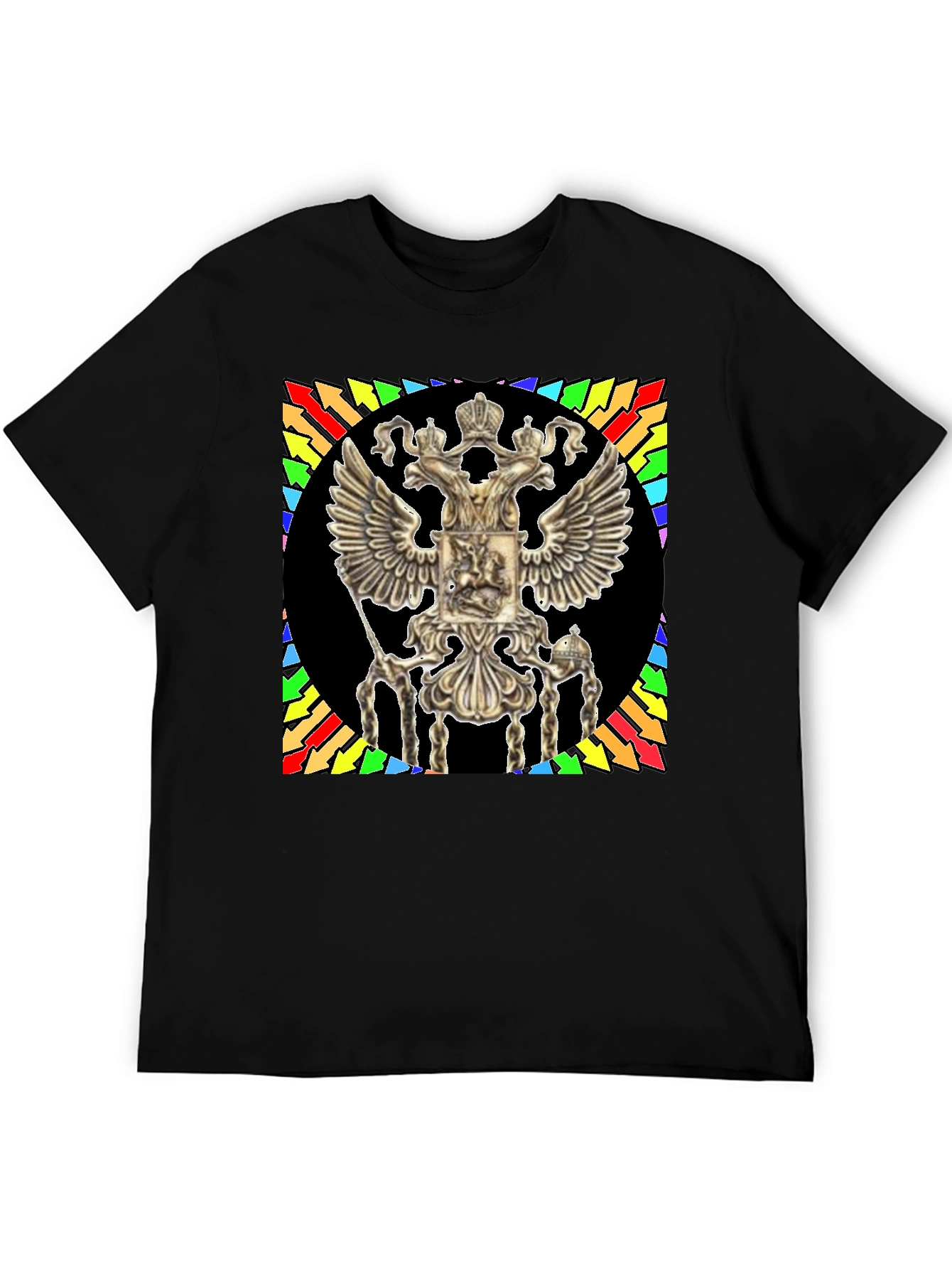 Ornate Double Eagle Graphic T-Shirt