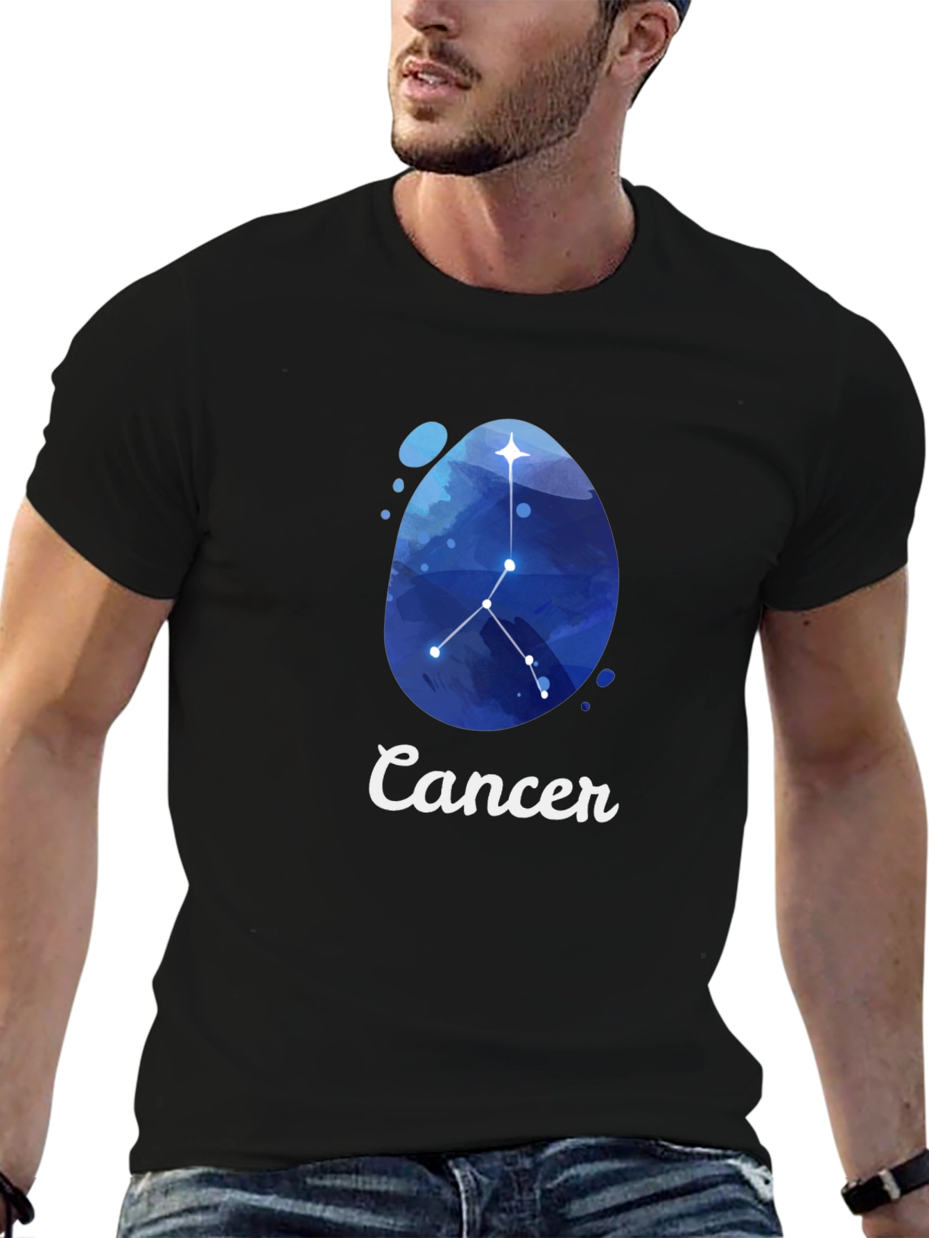 Cancer Zodiac T-Shirt - Stylish Constellation Design
