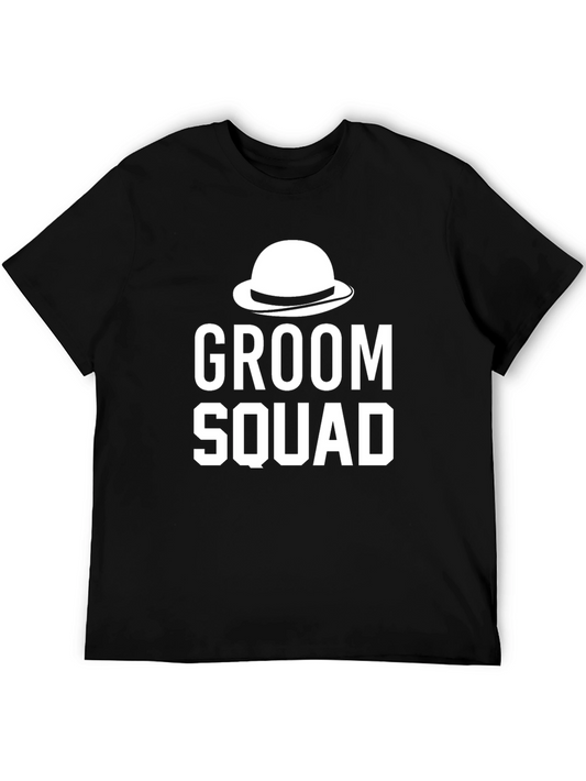 Groom Squad Crew T-Shirt Wedding Party Tee