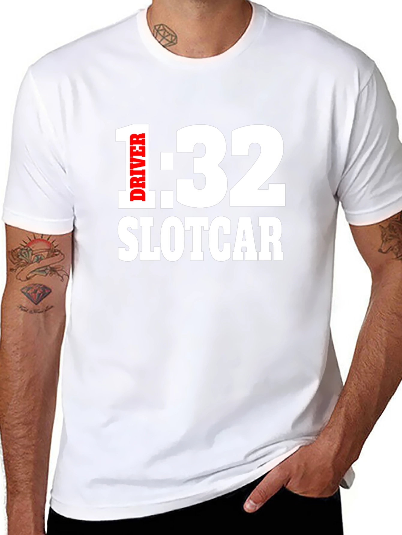 1:32 Slotcar Driver T-Shirt