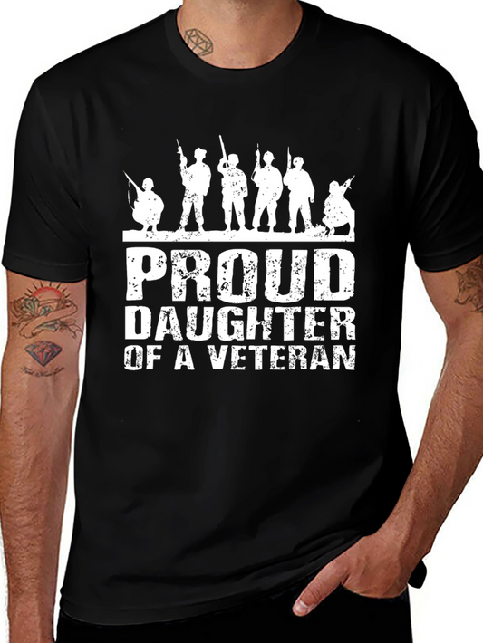 Proud Daughter of a Veteran Graphic Tee