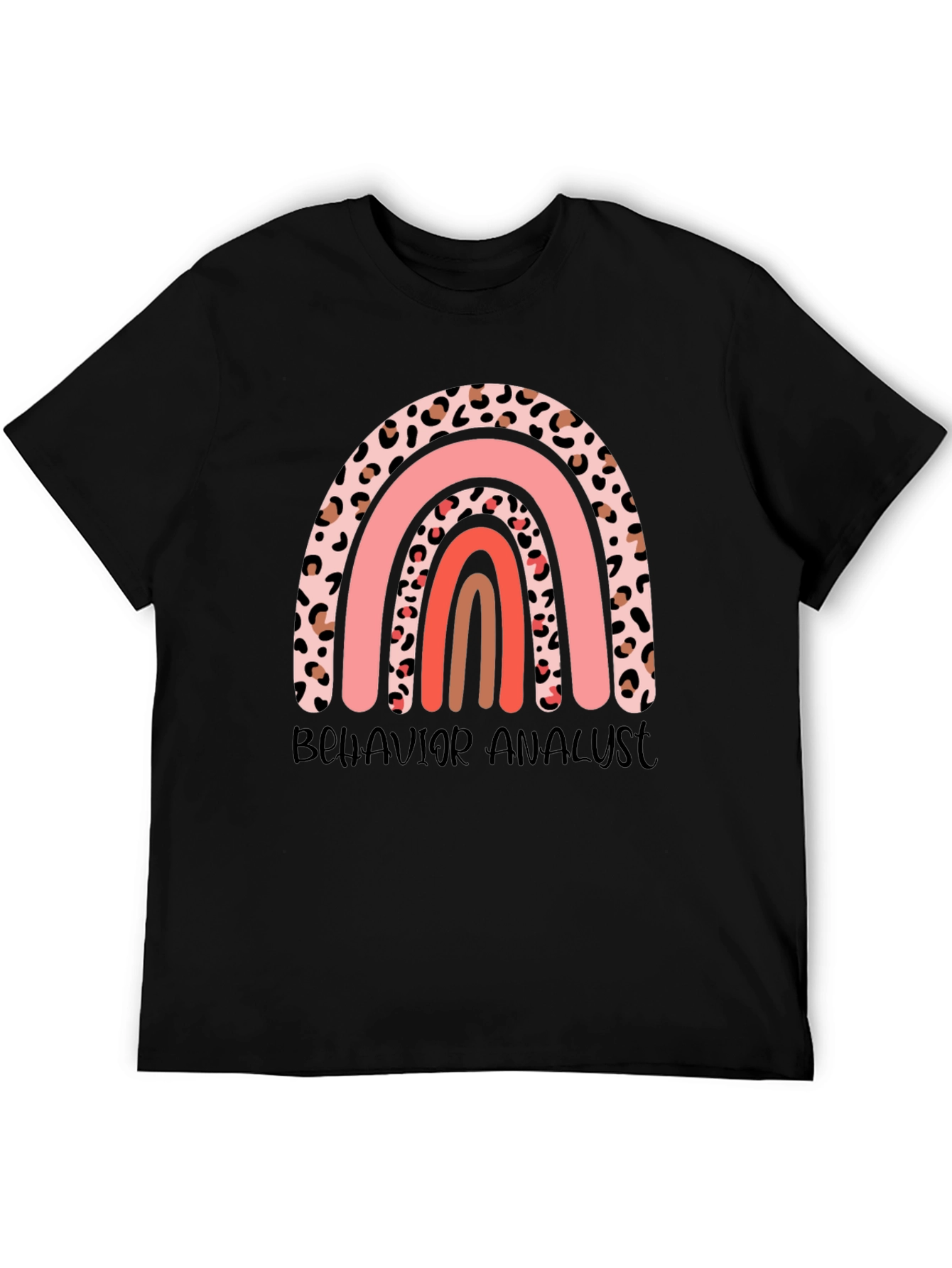 Behavior Analyst Rainbow Graphic Tee