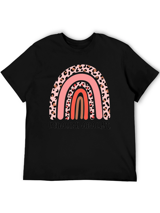 Behavior Analyst Rainbow Graphic Tee