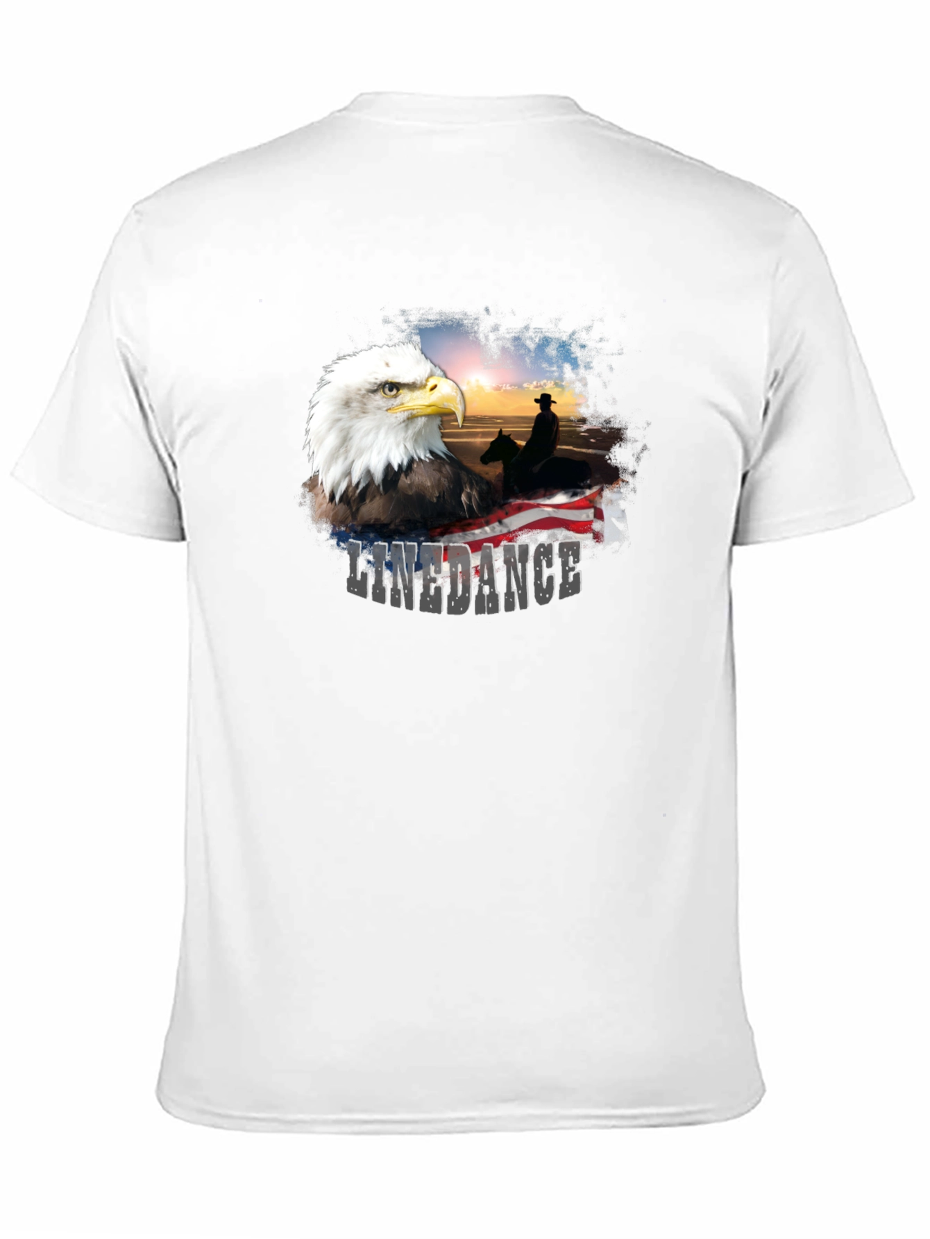 Eagle Line Dance Graphic Tee - Country Style