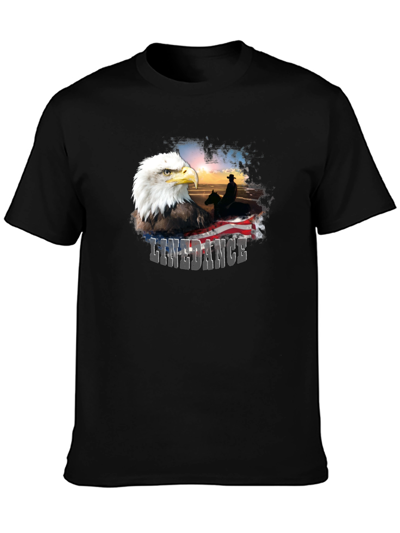 Eagle Line Dance Graphic Tee - Country Style