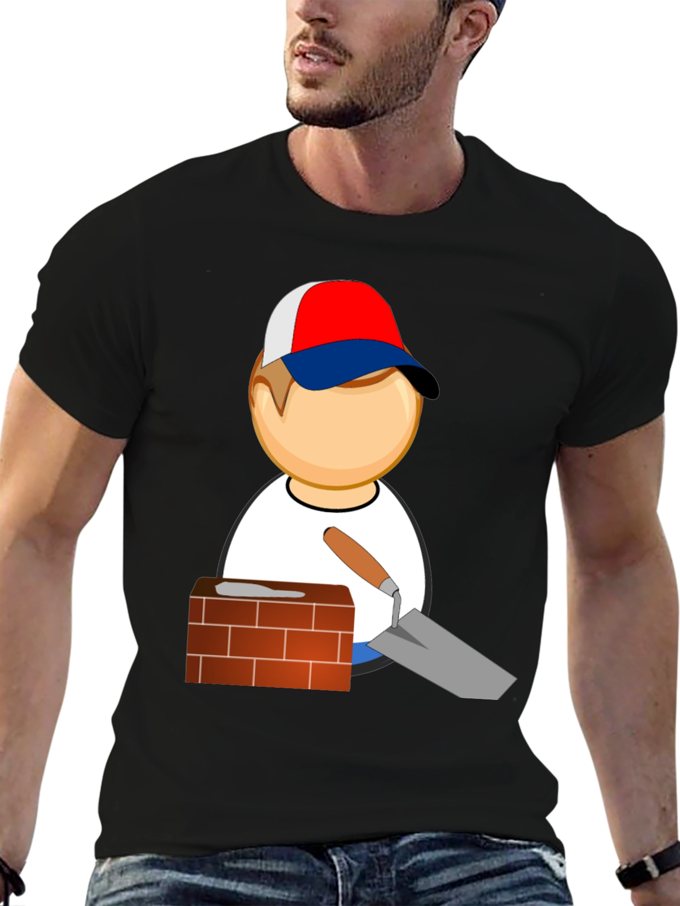 Bricklayer Graphic T-Shirt - Novelty Construction Tee