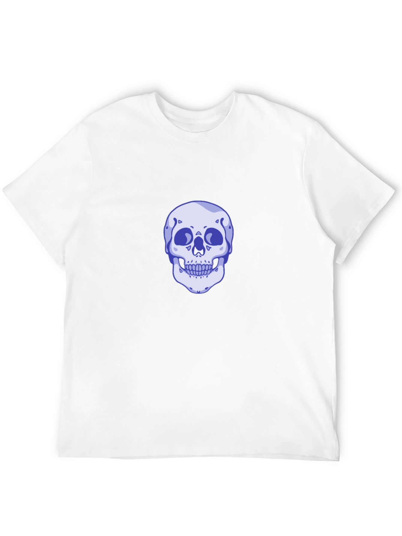 Skull Graphic Tee - Mens Casual Black T-Shirt