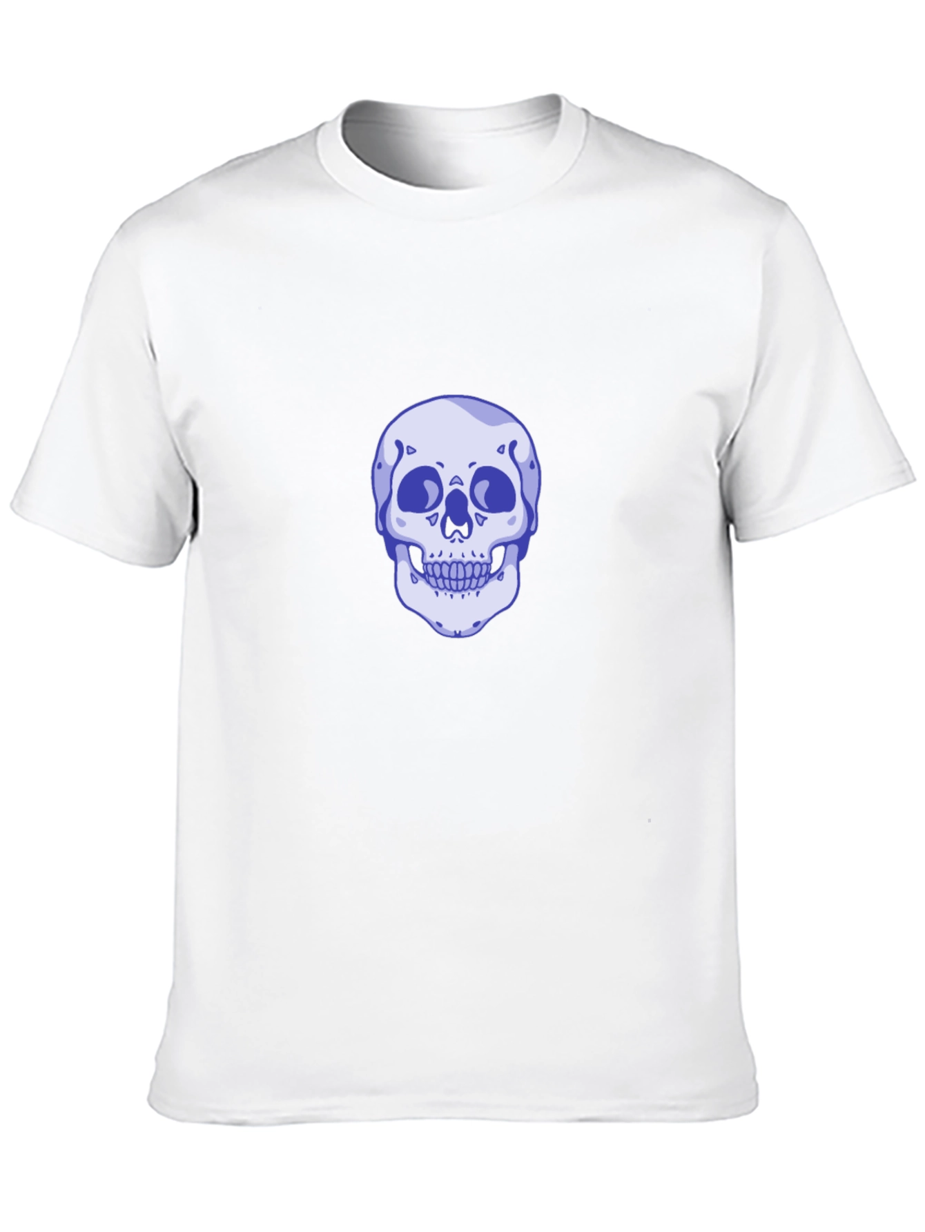 Skull Graphic Tee - Mens Casual Black T-Shirt