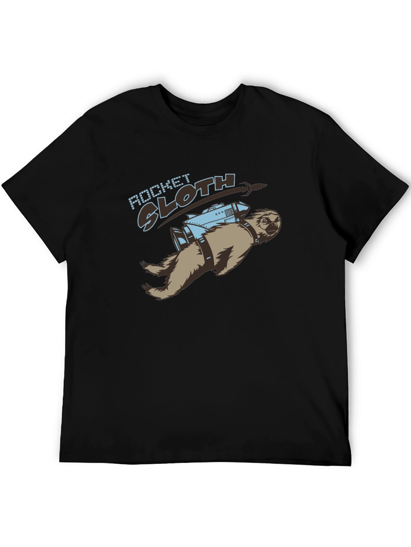 Rocket Sloth T-Shirt - Funny Graphic Tee