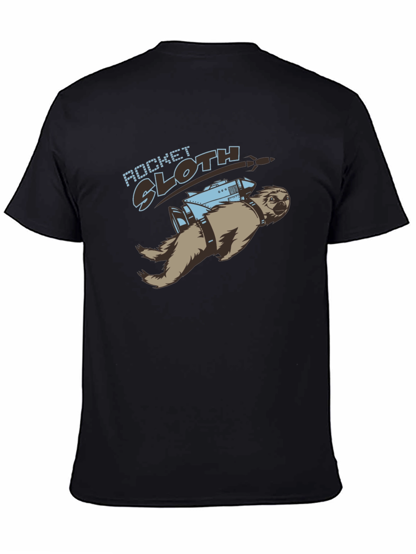 Rocket Sloth T-Shirt - Funny Graphic Tee